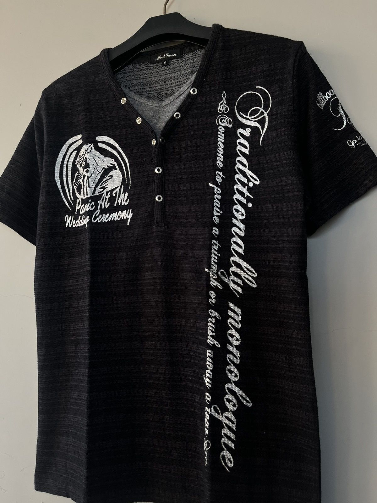 14th Addiction JAPANESE MIND GAMES POEM VKEI GOTHIC PUNK SEDITIONARIES Y2K Size US M / EU 48-50 / 2 - 2 Thumbnail