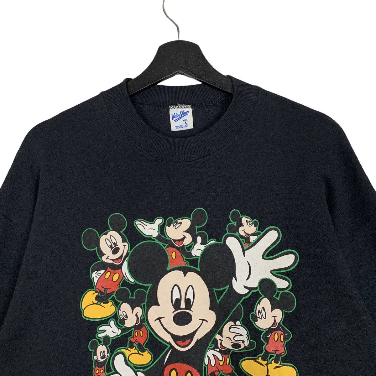 Mickey Mouse Vintage 90s Velva Sheen Mickey Mouse Disney Sweatshirt SizeM Size US M / EU 48-50 / 2 - 2 Thumbnail