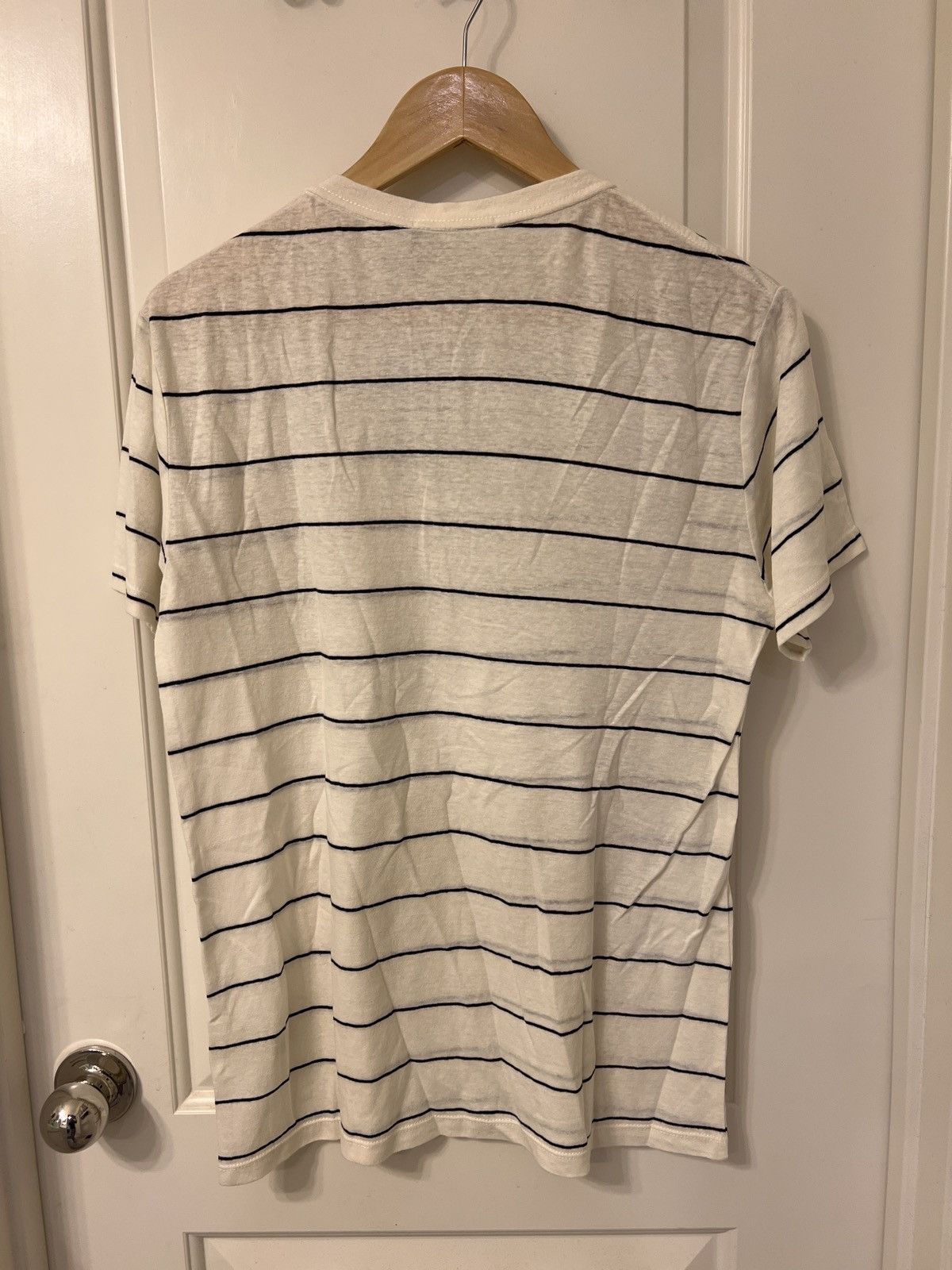 Alexander Wang × T by Alexander Wang T by Alexander Wang Sz XS Linen Cotton Stripe Crewneck Size US XS / EU 42 / 0 - 2 Thumbnail