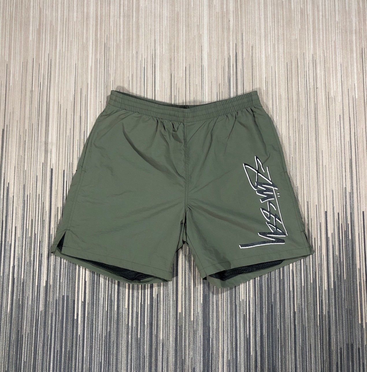 Stussy × Vintage Stussy Shadow Script Shorts Size US 32 / EU 48 - 1 Thumbnail