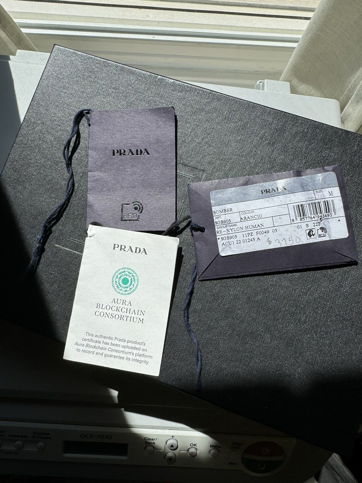 Prada × Raf Simons PRADA RAF RE NYLON 2022AW HUMAN PRINT BOMBER JACKET Size US M / EU 48-50 / 2 - 8 Thumbnail