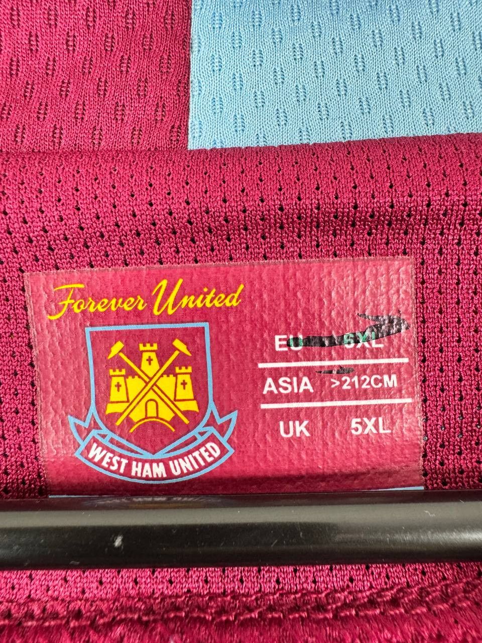 Macron Macron West Ham United 2012-2013 Home Jersey Size 6XL Size US XXL / EU 58 / 5 - 2 Thumbnail