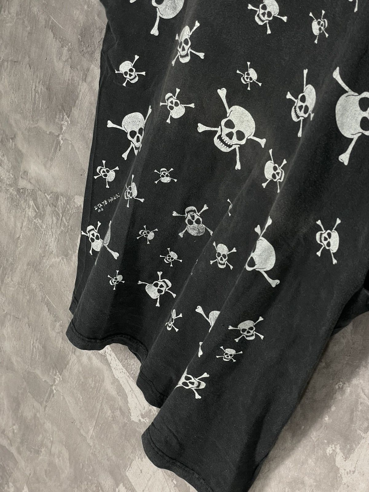Hysteric Glamour × If Six Was Nine × Japanese Brand 2000's Skull Multilogo Y2K Distressed Archival Tanktop Size US XL / EU 56 / 4 - 8 Thumbnail