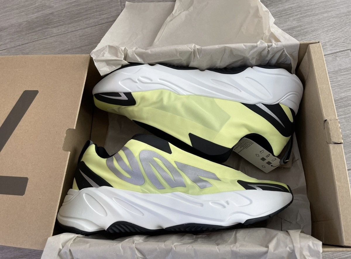 Adidas ADIDAS Yeezy Boost 700 MNVN Laceless GY2055 Phosphor Size 12 Size US 12 / EU 45 - 3 Thumbnail