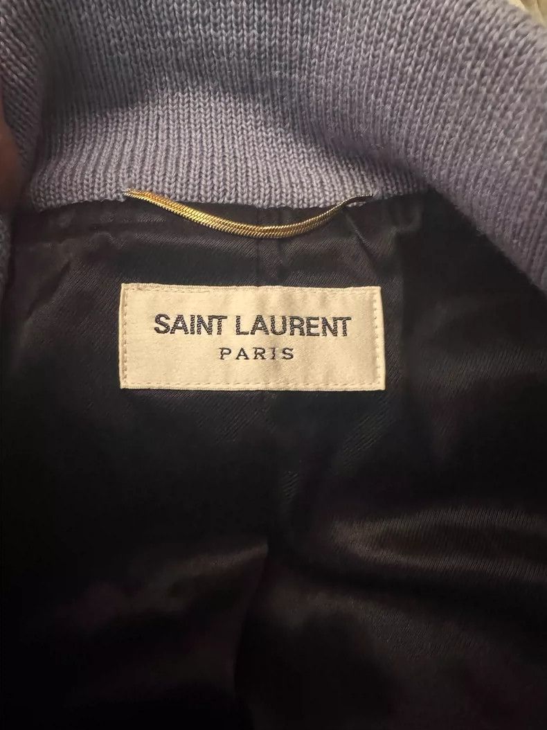Saint Laurent Paris Saint Laurent Haze Blue Teddy jacket 2504-Nextarrow Size XS / US 0-2 / IT 36-38 - 3 Thumbnail