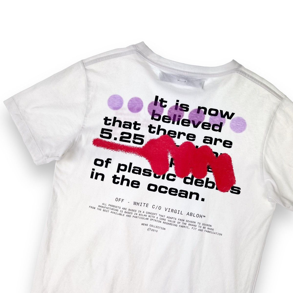 Off-White Off-White Ocean Debris T Shirt Size US M / EU 48-50 / 2 - 1 Thumbnail