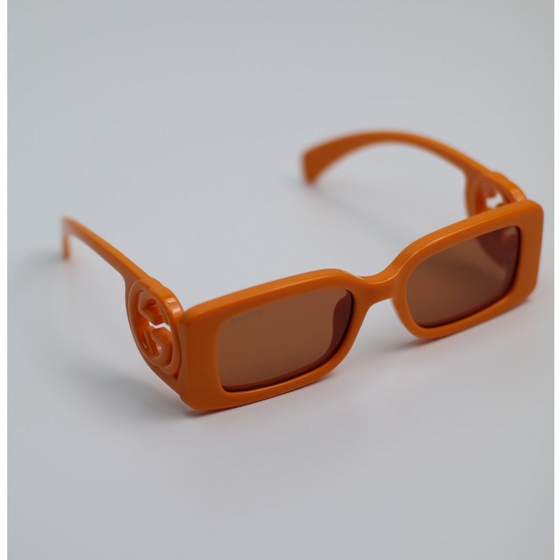 Gucci NEW Gucci Sunglasses GG1325S 008 Orange Rust Brown Authentic Size ONE SIZE - 6 Thumbnail