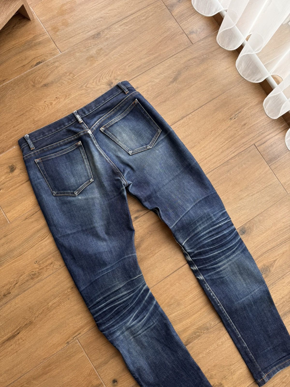 A.P.C. × Vintage Vintage A.P.C. Japanese Denim Selvedge Navy Jeans Size US 30 / EU 46 - 10 Thumbnail