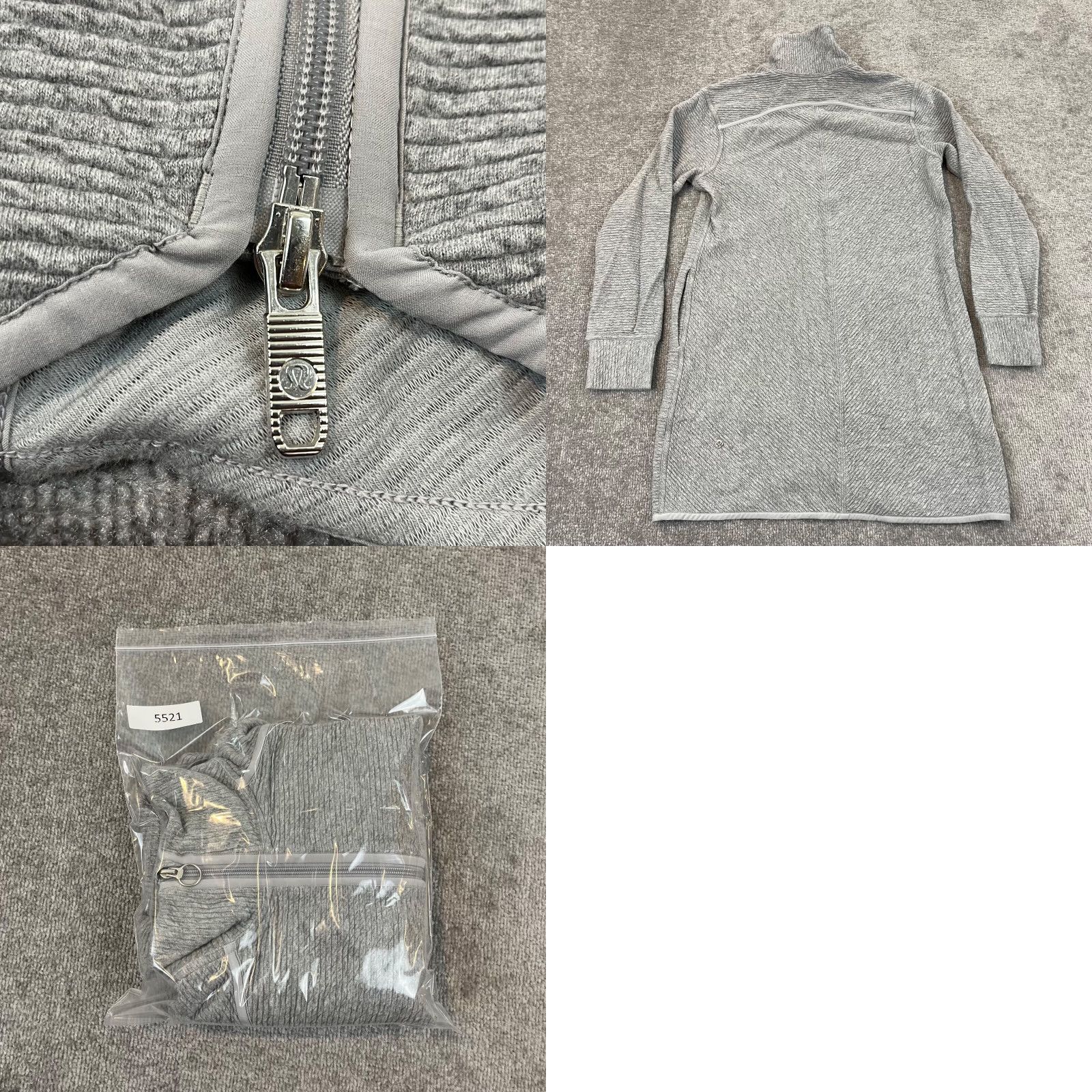 Lululemon **Lululemon On Repeat Jacket Gray Womens Size 4 Full Zip** User: Lululemon On Repeat Jacket Gray Size 4 Full Zip Womens Size S / US 4 / IT 40 - 8 Thumbnail