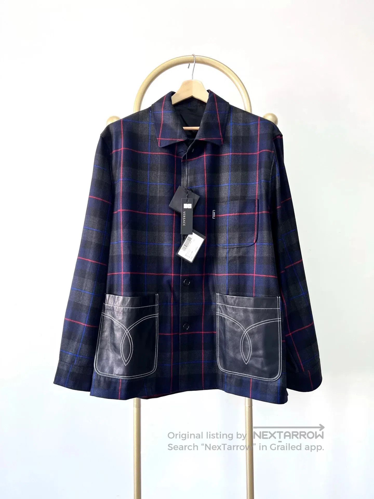 Versace Versace Men's Wool Blend Light Jacket. Size US L / EU 52-54 / 3 - 1 Thumbnail