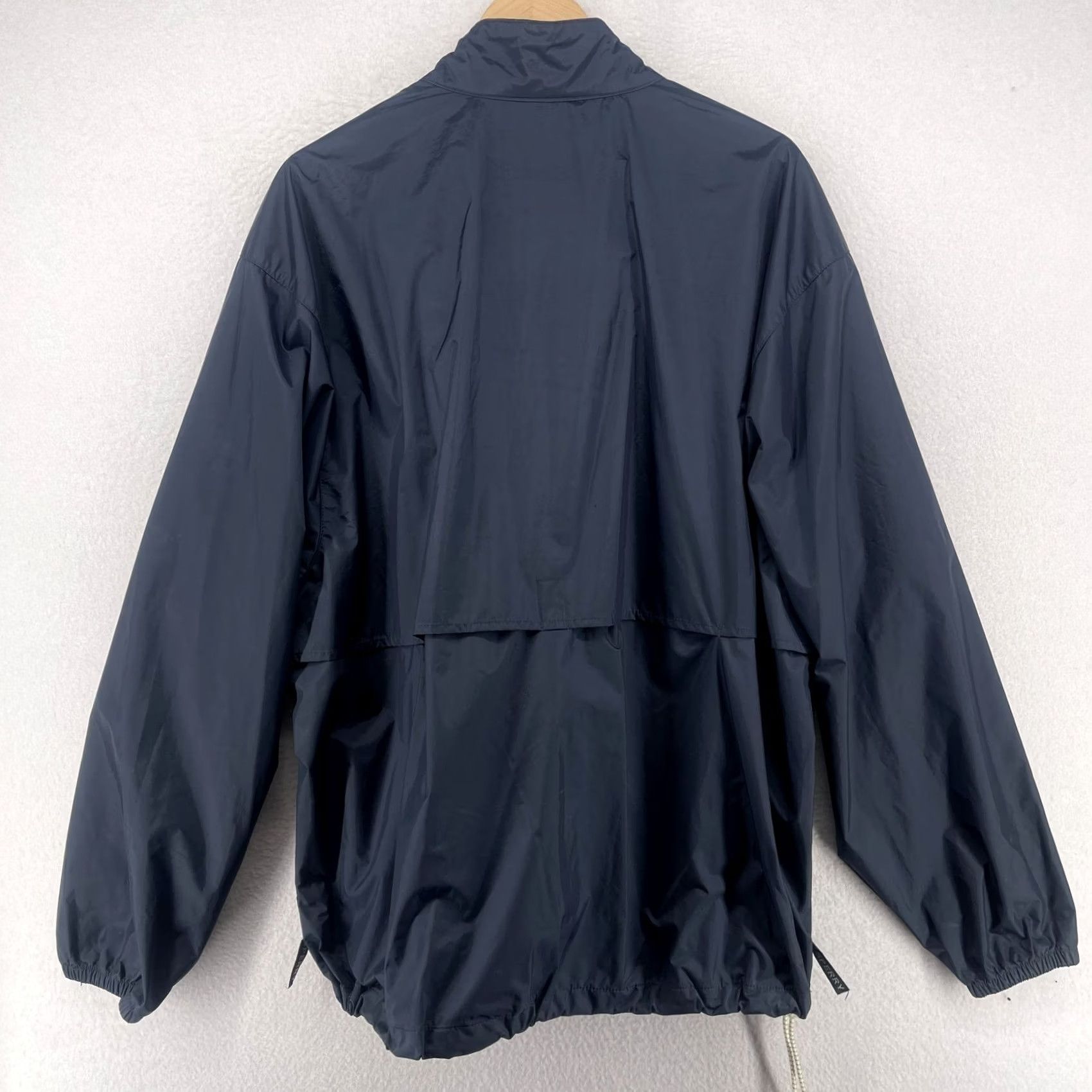 Sperry SPERRY Top Sider Windbreaker Jacket Mens L Blue Nylon 1/2 Zip Pullover Cinched Size US L / EU 52-54 / 3 - 3 Thumbnail