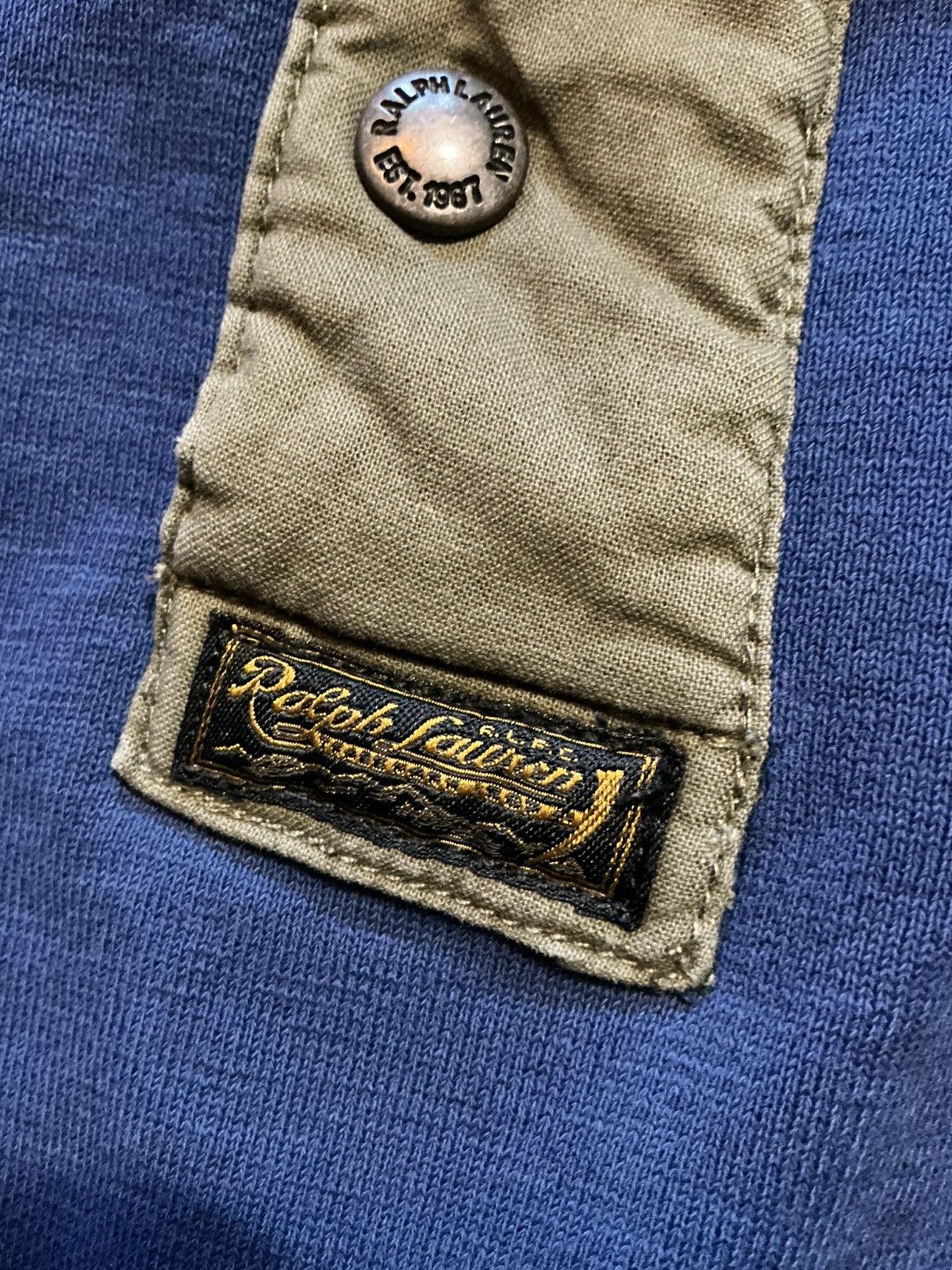 Polo Ralph Lauren Vintage Polo Ralph Lauren Pocket 1/4 Zip Pullover Sweatshirt Size US L / EU 52-54 / 3 - 5 Thumbnail