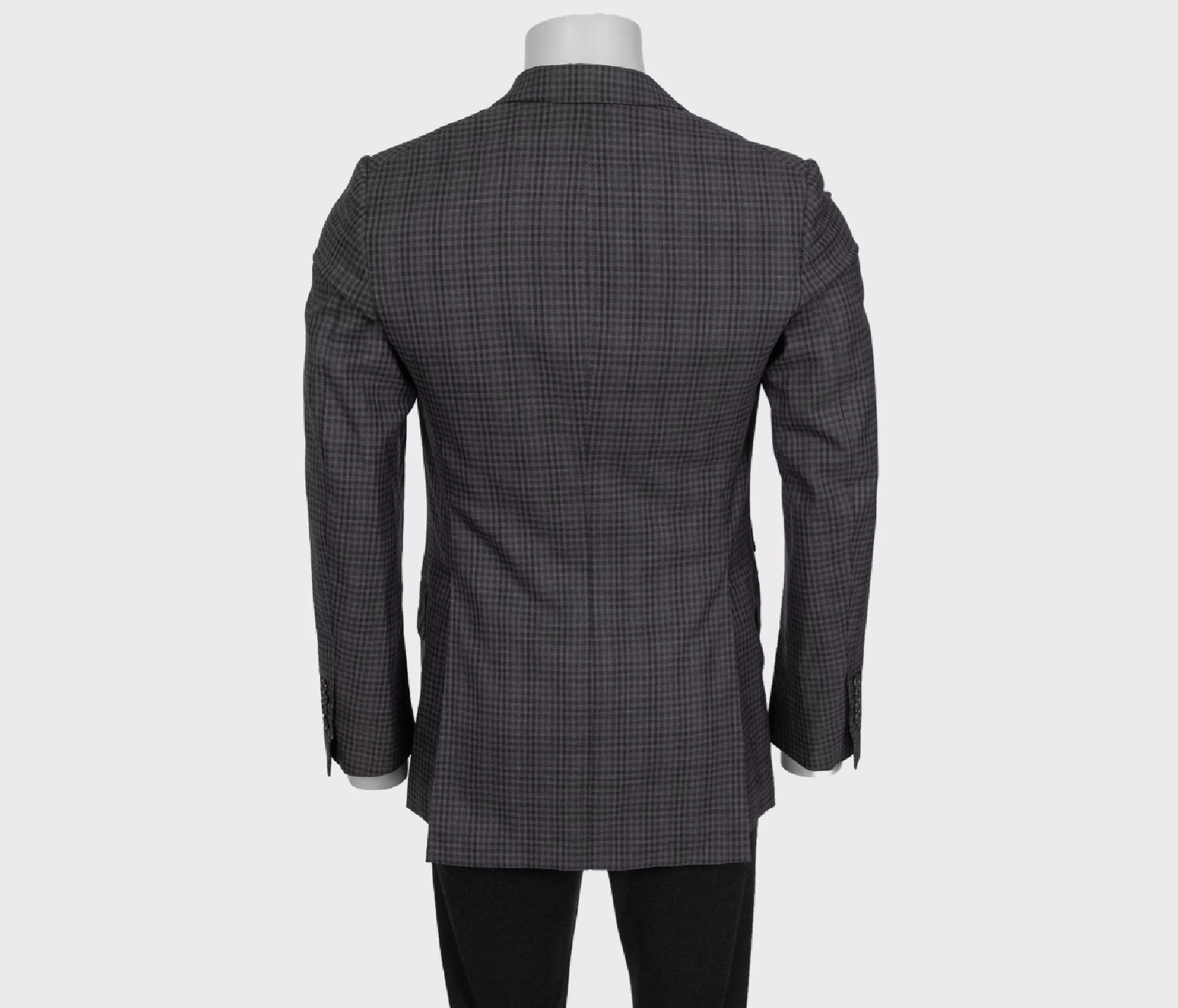 Tom Ford Tom Ford Gray Check Wool Blazer IT48 M Size 48R - 3 Thumbnail