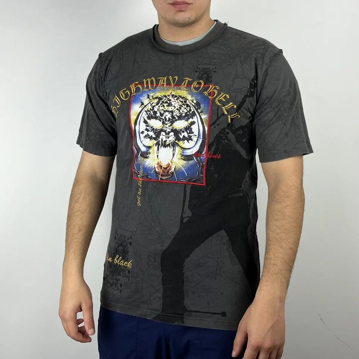 Band Tees Motörhead Tshirt rare vintage all print size Medium fact Size US M / EU 48-50 / 2 - 1 Thumbnail