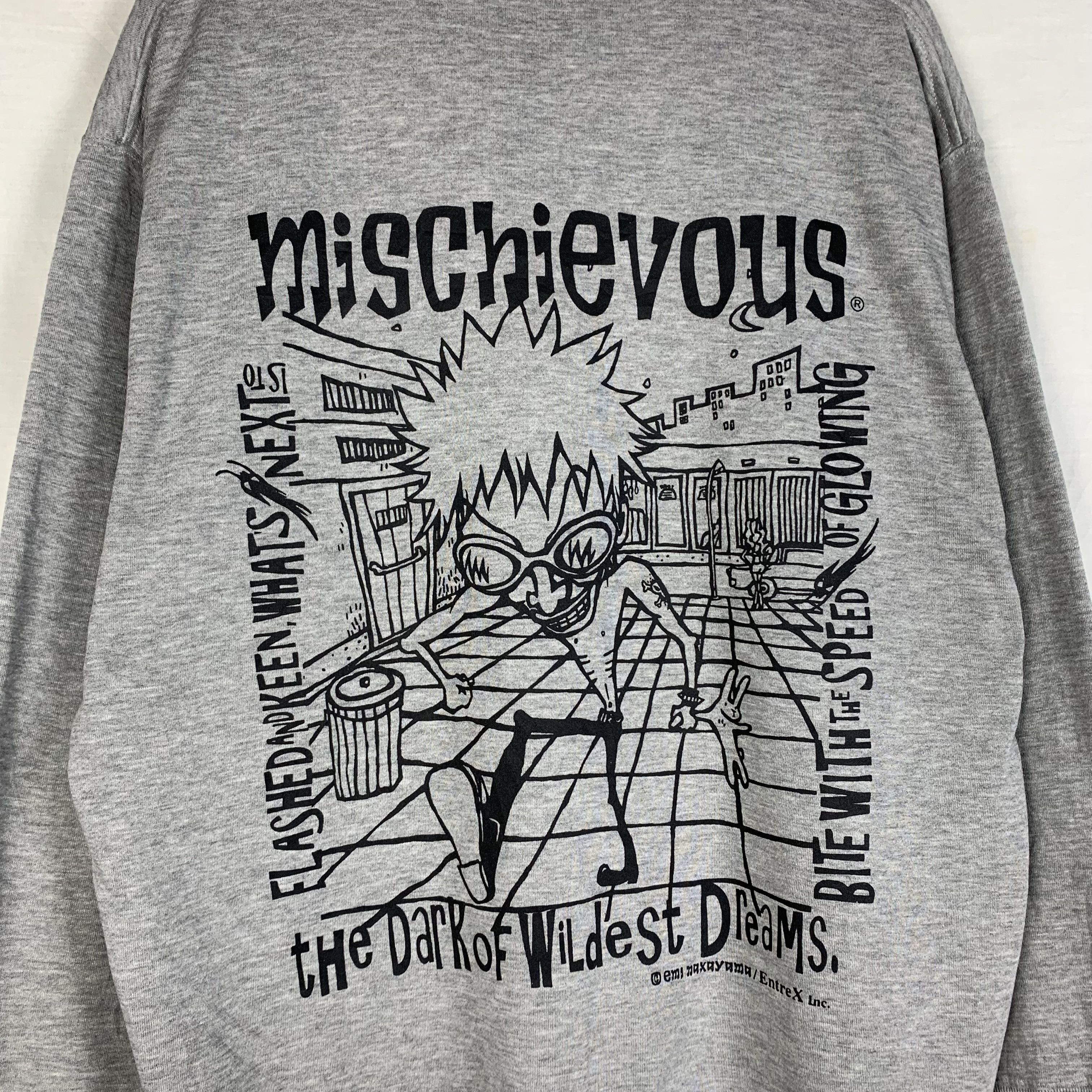 Japanese Brand Mischievous Japanese Brand Sweatshirt Crewneck Size US L / EU 52-54 / 3 - 2 Thumbnail