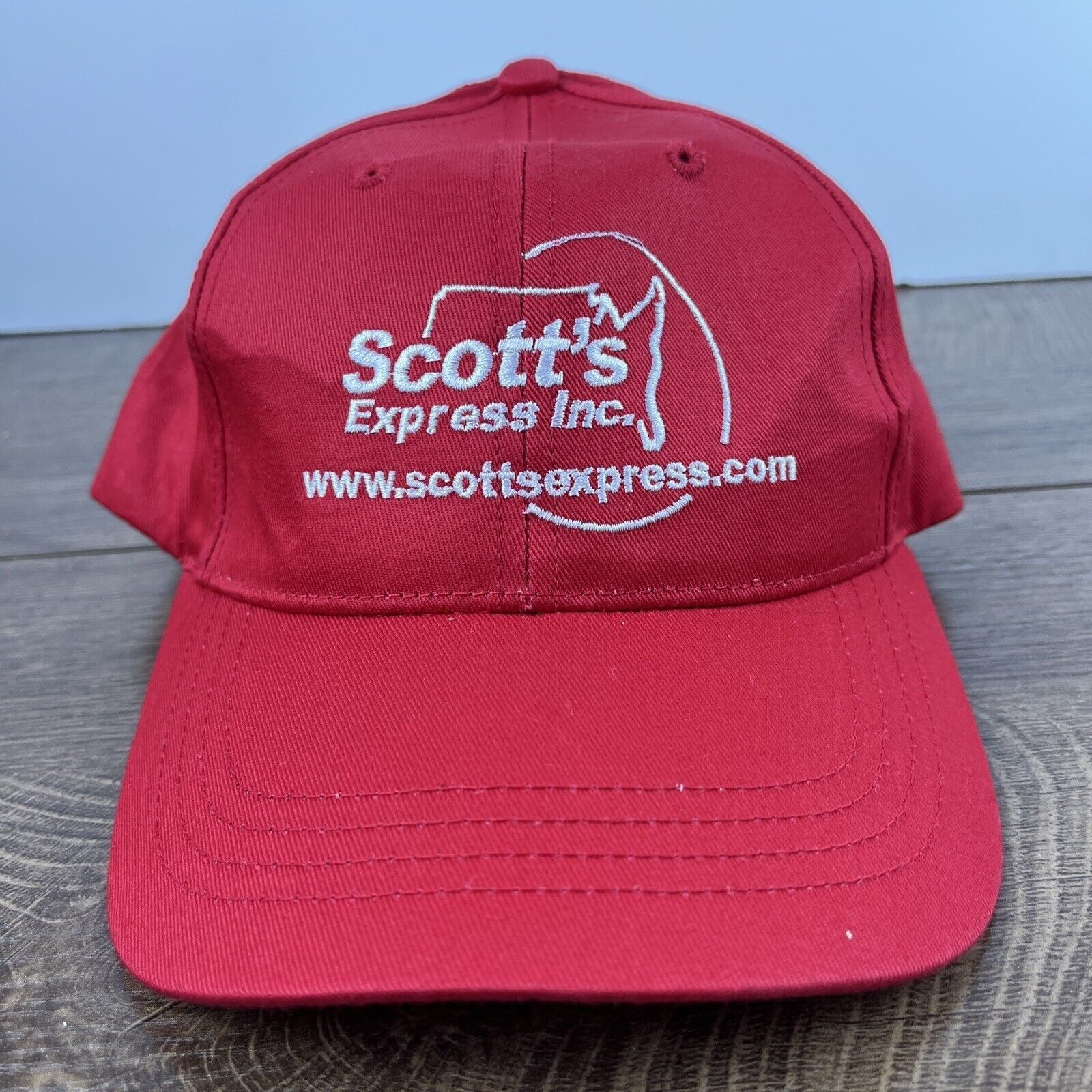 Other Scott Express Inc Hat Scott Red Hat Adjustable Adult Size Ha Size ONE SIZE - 1 Thumbnail