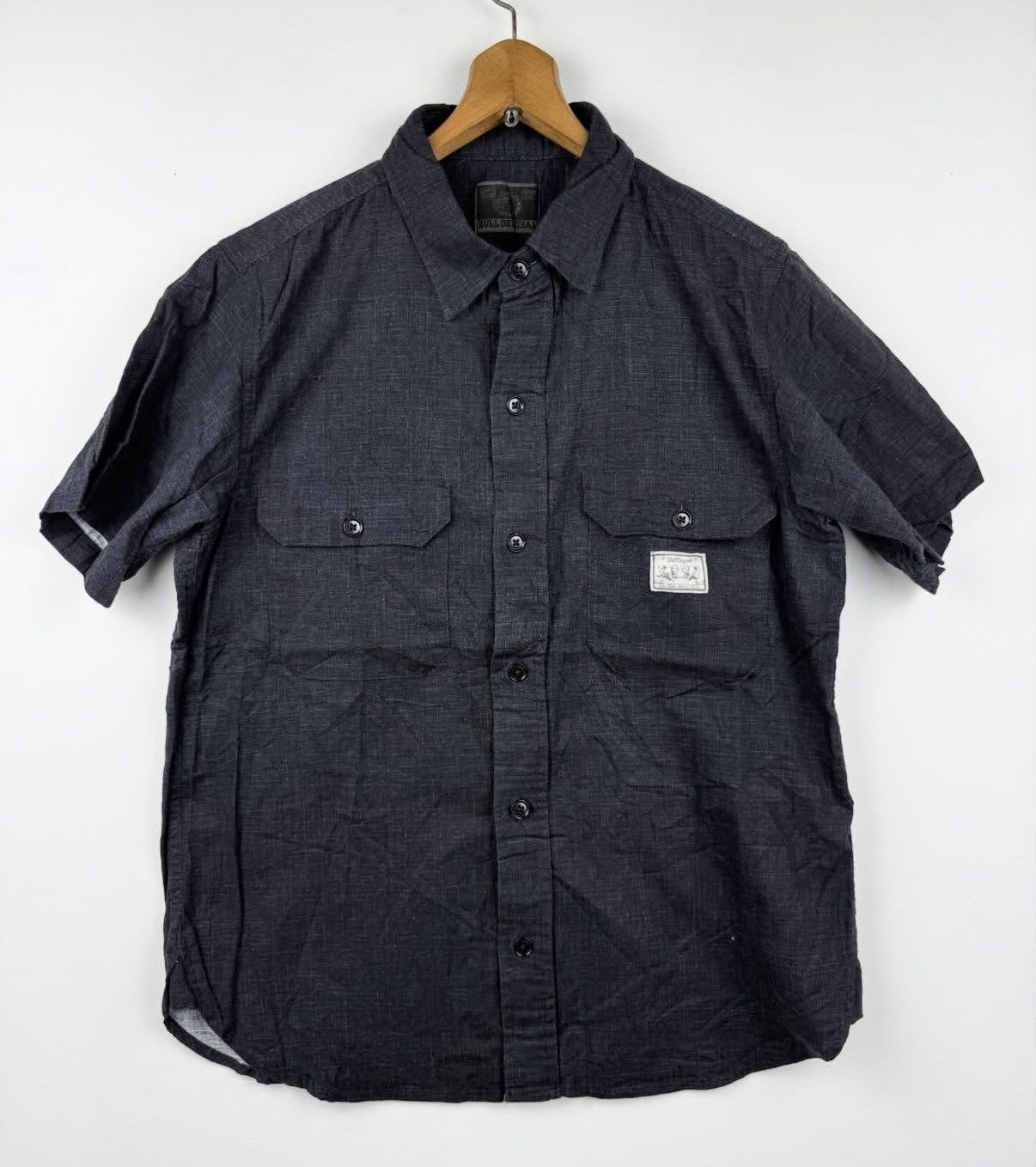 Japanese Brand Bull original Embroidery shirt Size US L / EU 52-54 / 3 - 1 Thumbnail