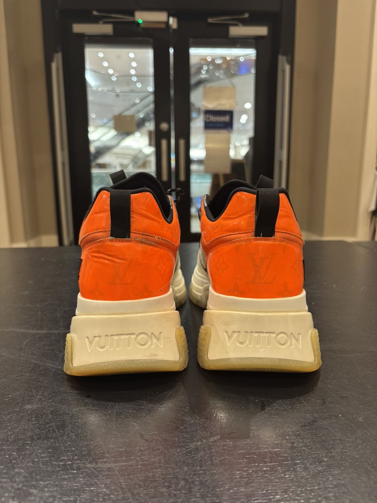 Louis Vuitton Louis Vuitton Run Away Pulse Sneakers White / Orange Size US 7.5 / EU 40-41 - 3 Thumbnail
