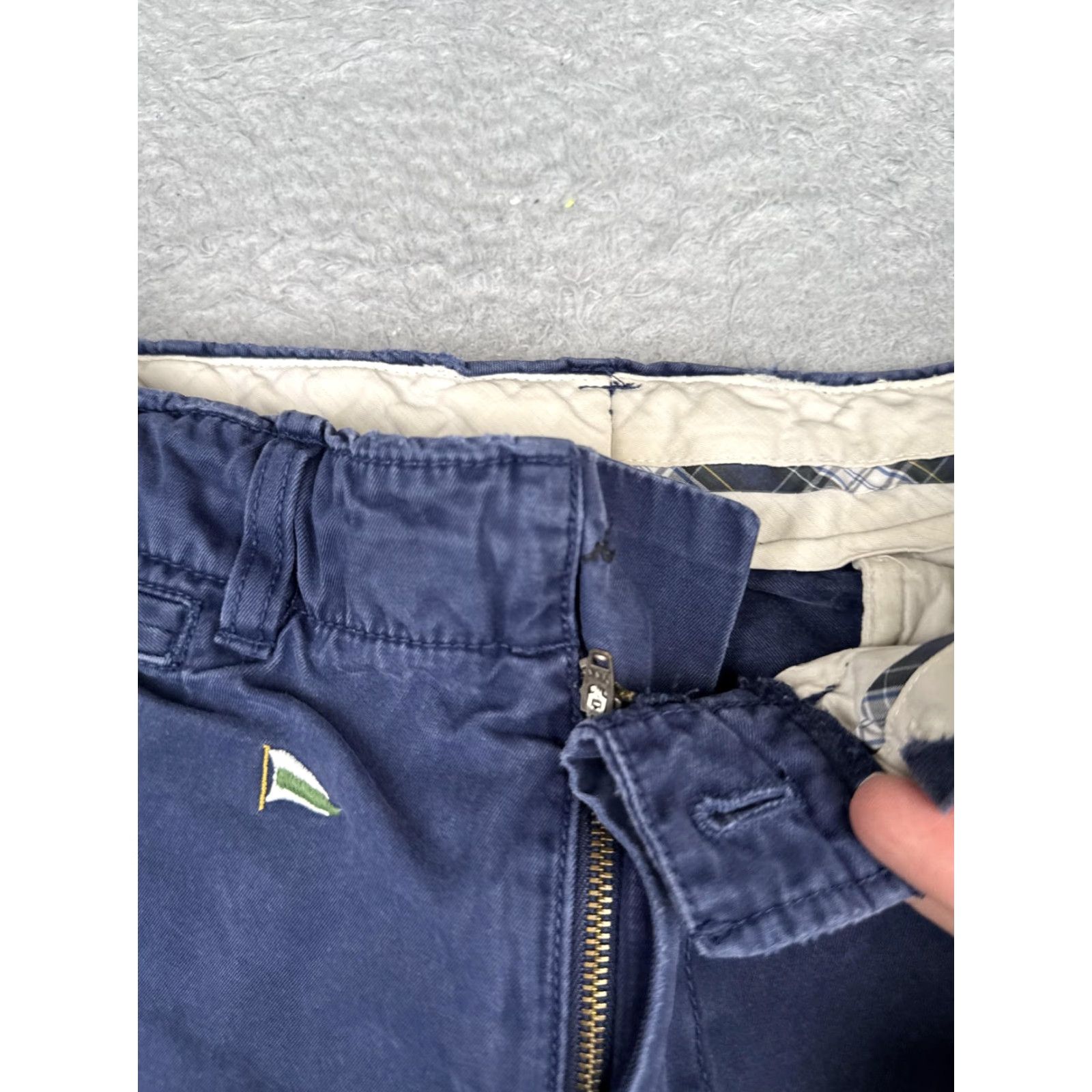 Polo Ralph Lauren Polo Ralph Lauren Shorts Men 33 Blue Chino Nautical Flags 10 Inseam Casual Beach Size US XS / EU 42 / 0 - 7 Thumbnail