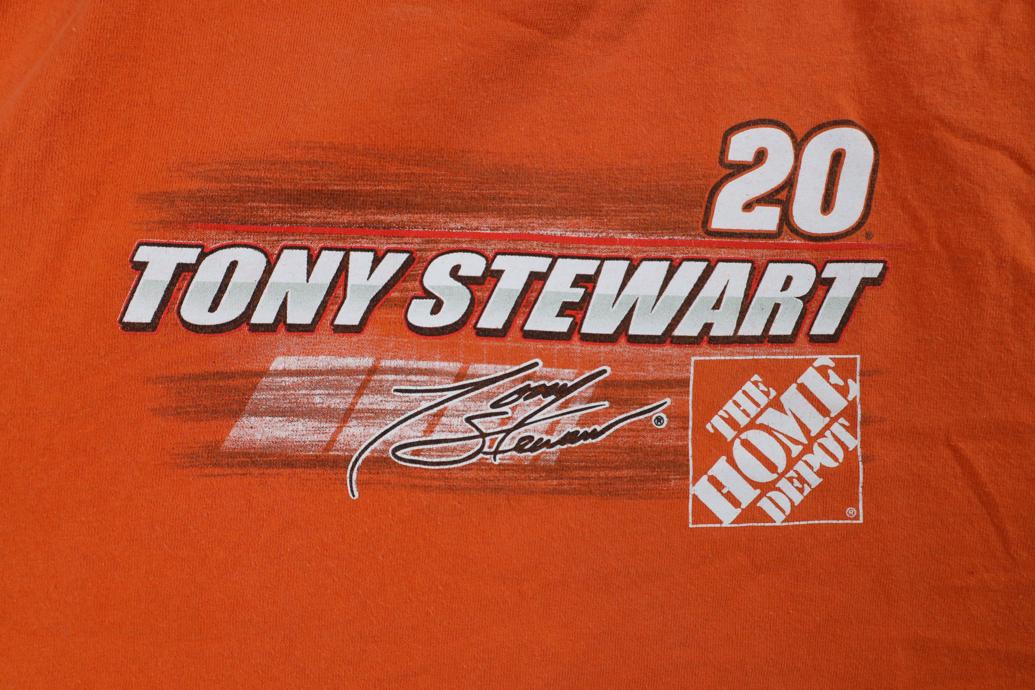Vintage Vintage Y2K NASCAR Home Depot Tony Stewart Racing T-Shirt Size US M / EU 48-50 / 2 - 4 Thumbnail