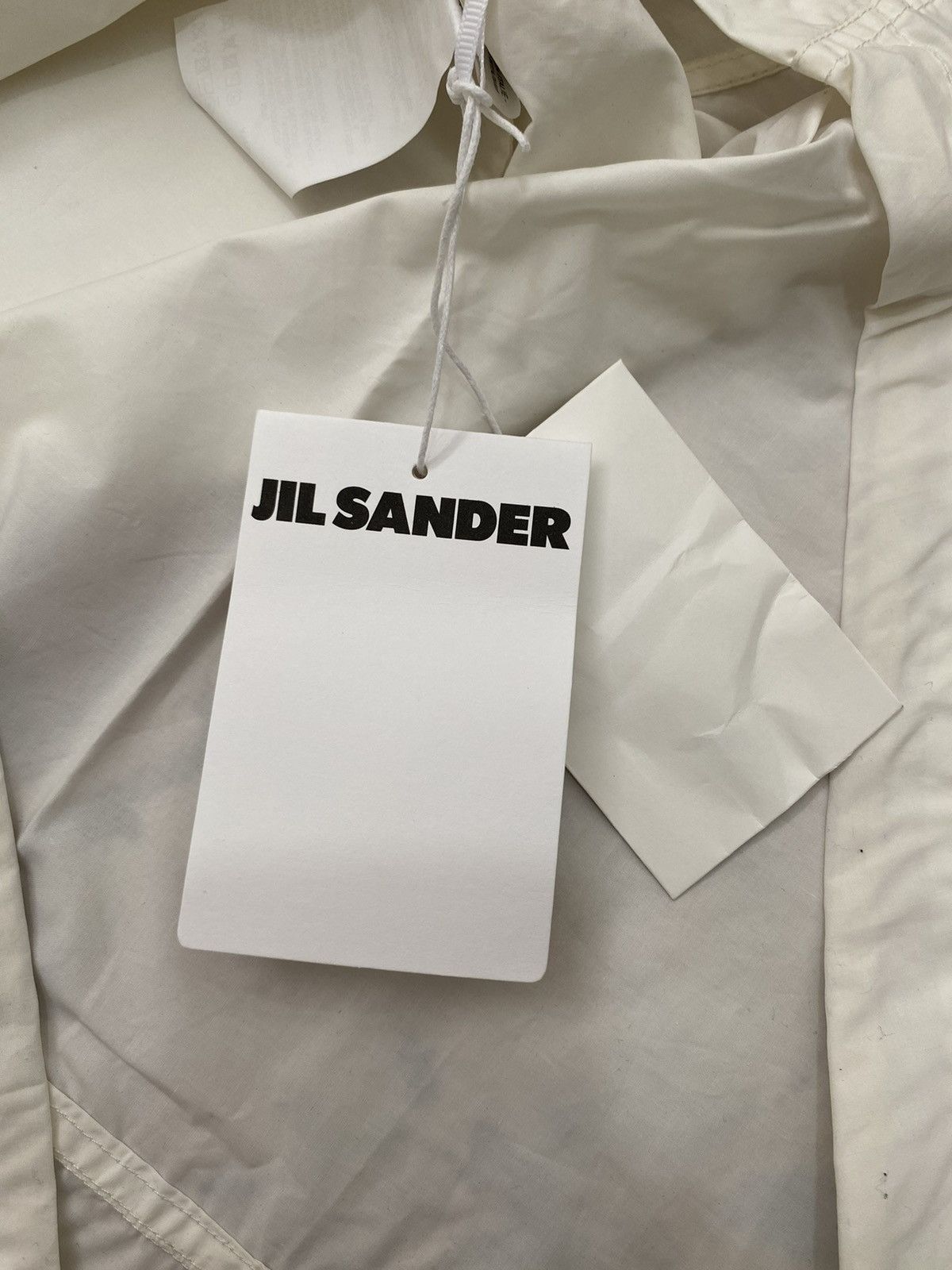 Jil Sander *DS* Jil Sander Logo Print Hooded Parka Raincoat SIZE 34 Size US M / EU 48-50 / 2 - 14 Thumbnail