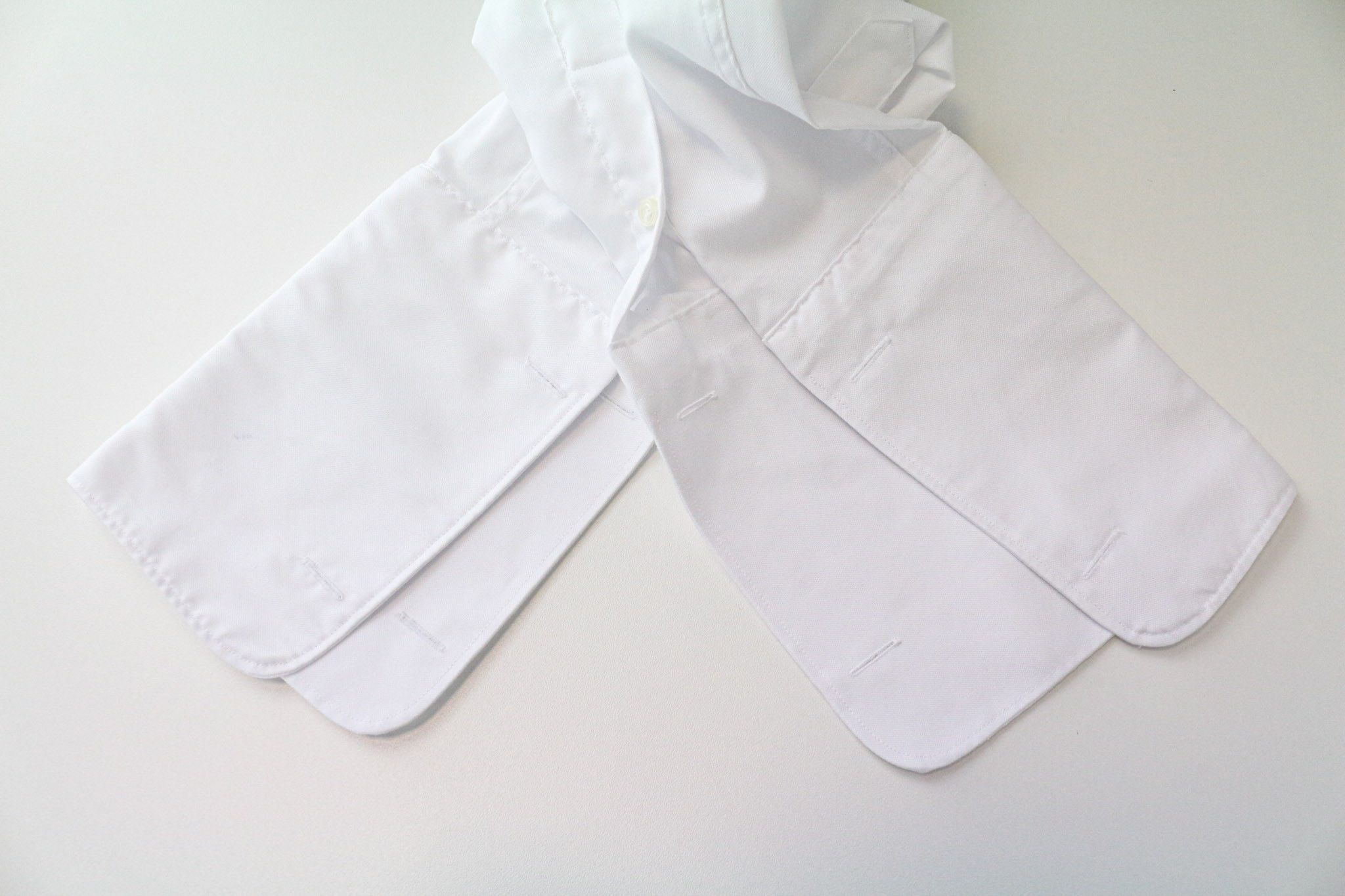 Suitsupply TRAVELLER 43 Slim White Cotton Formal Shirt 74777 Size US L / EU 52-54 / 3 - 8 Thumbnail