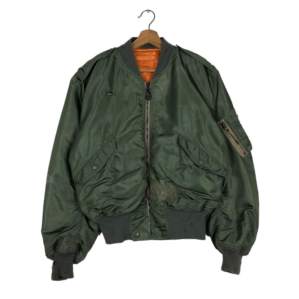 Vintage VINTAGE FLY RIOT RIOT BOMBER JACKET SKYLINE TOYO ENTERPRISE Size US L / EU 52-54 / 3 - 3 Thumbnail