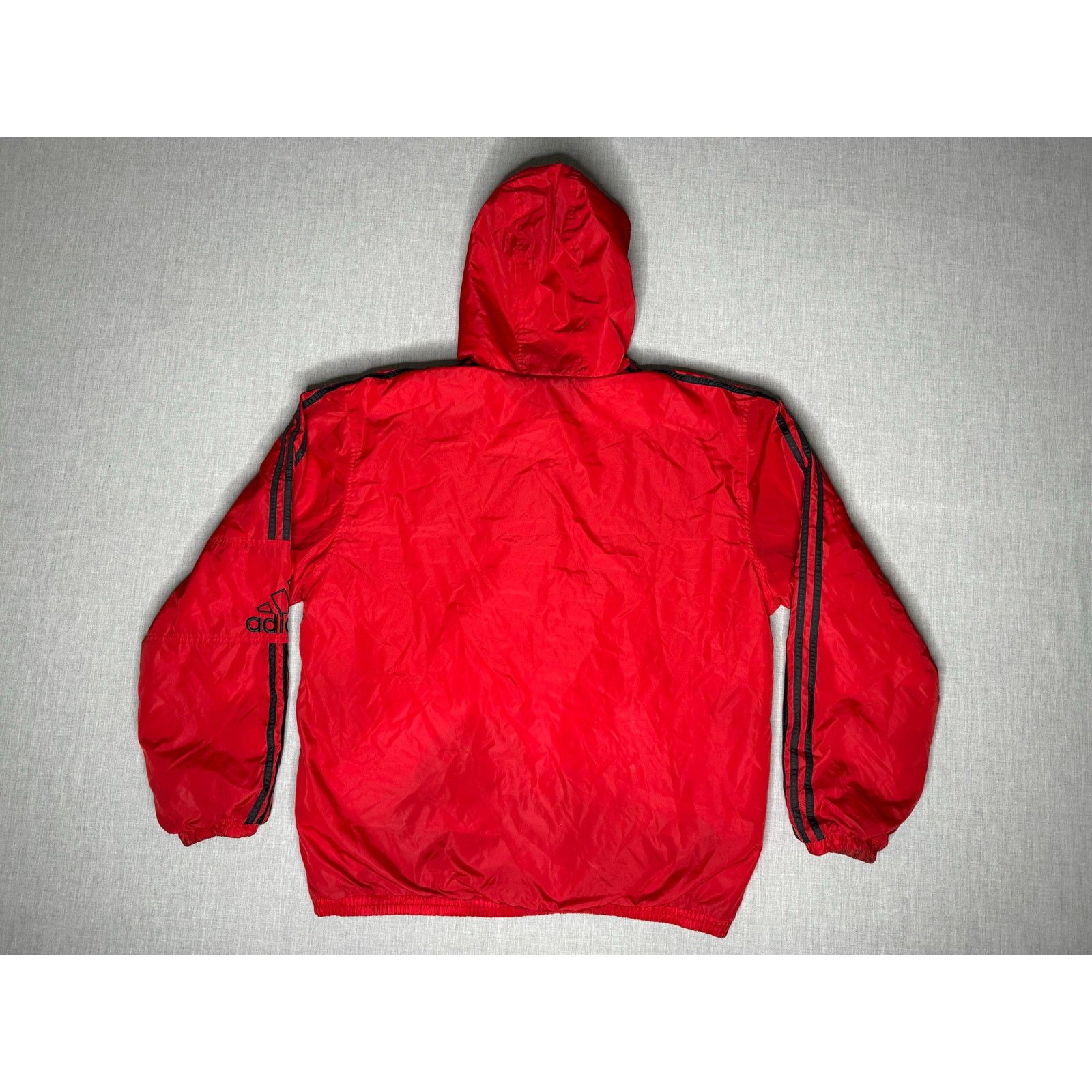 Adidas × Vintage Vintage 2001 Adidas Fleece Lined Full Zip Winter Coat Large Size US L / EU 52-54 / 3 - 2 Thumbnail