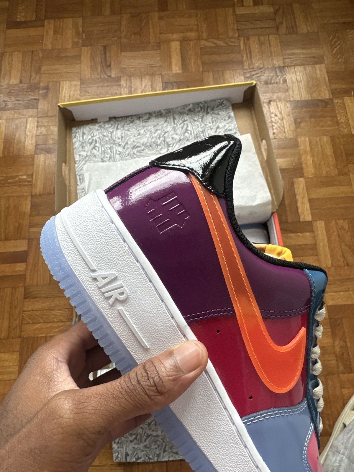 Nike Air force 1 Nike x Undefeated Size US 10 / EU 43 - 4 Thumbnail