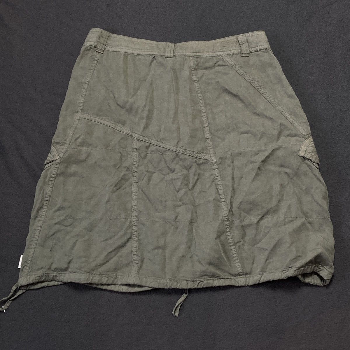 Japanese Brand × Vintage Avant garde cargo vintage skirt Size 28" / US 6 / IT 42 - 2 Thumbnail