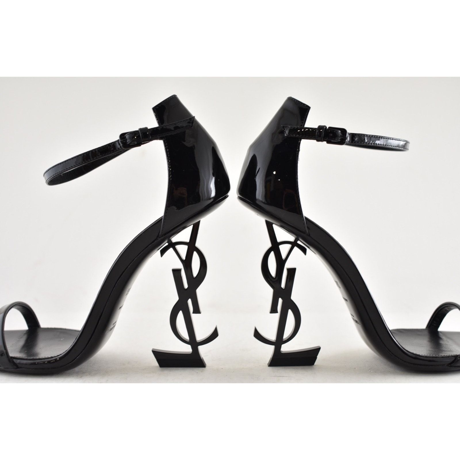 Yves Saint Laurent Saint Laurent Opyum 110 Black Patent Leather YSL Logo Size US 6.5 / IT 36.5 - 13 Thumbnail