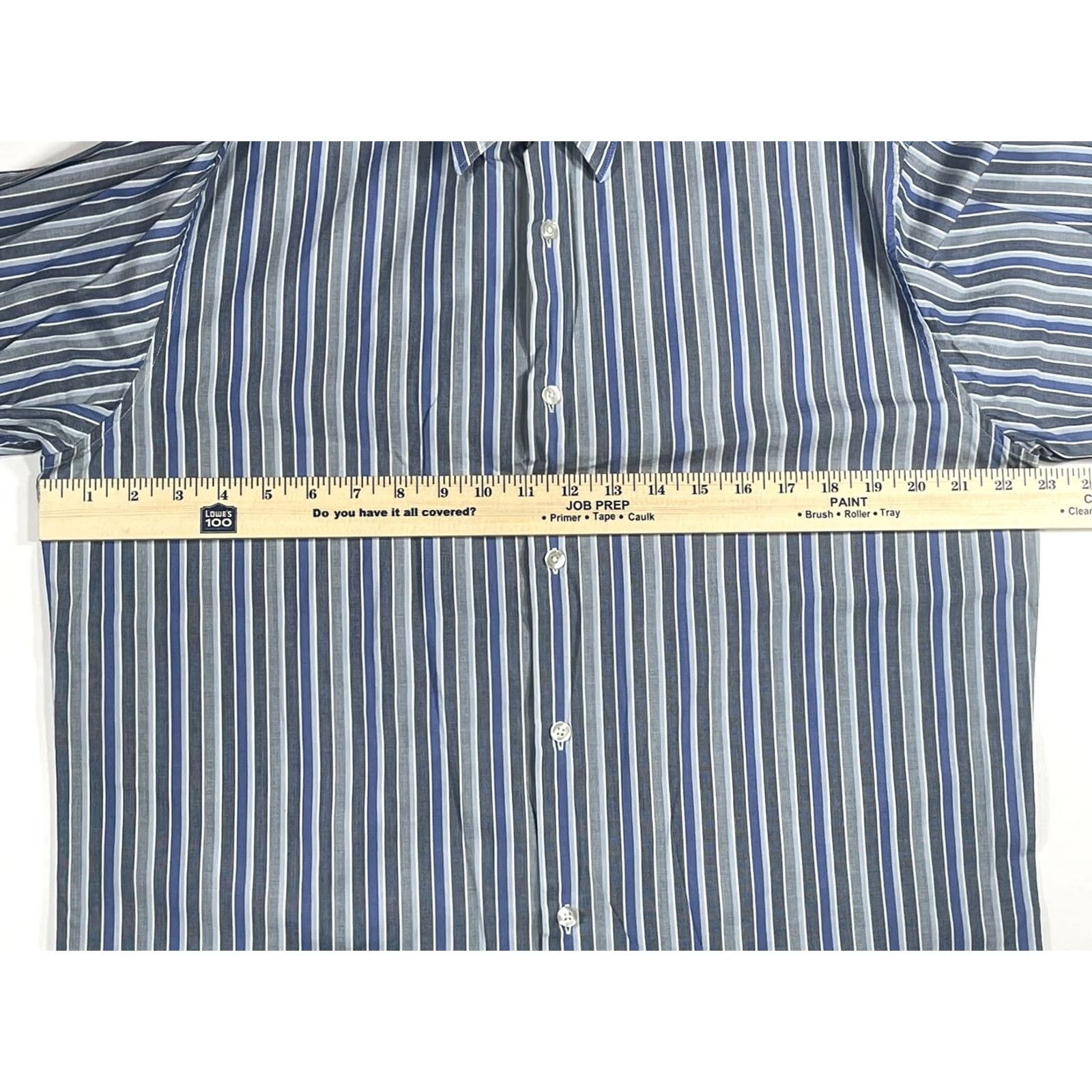 Vintage Axcess Shirt Mens L Casual Striped Cotton Long Sleeve Button Front Classic Fit Size US L / EU 52-54 / 3 - 6 Thumbnail