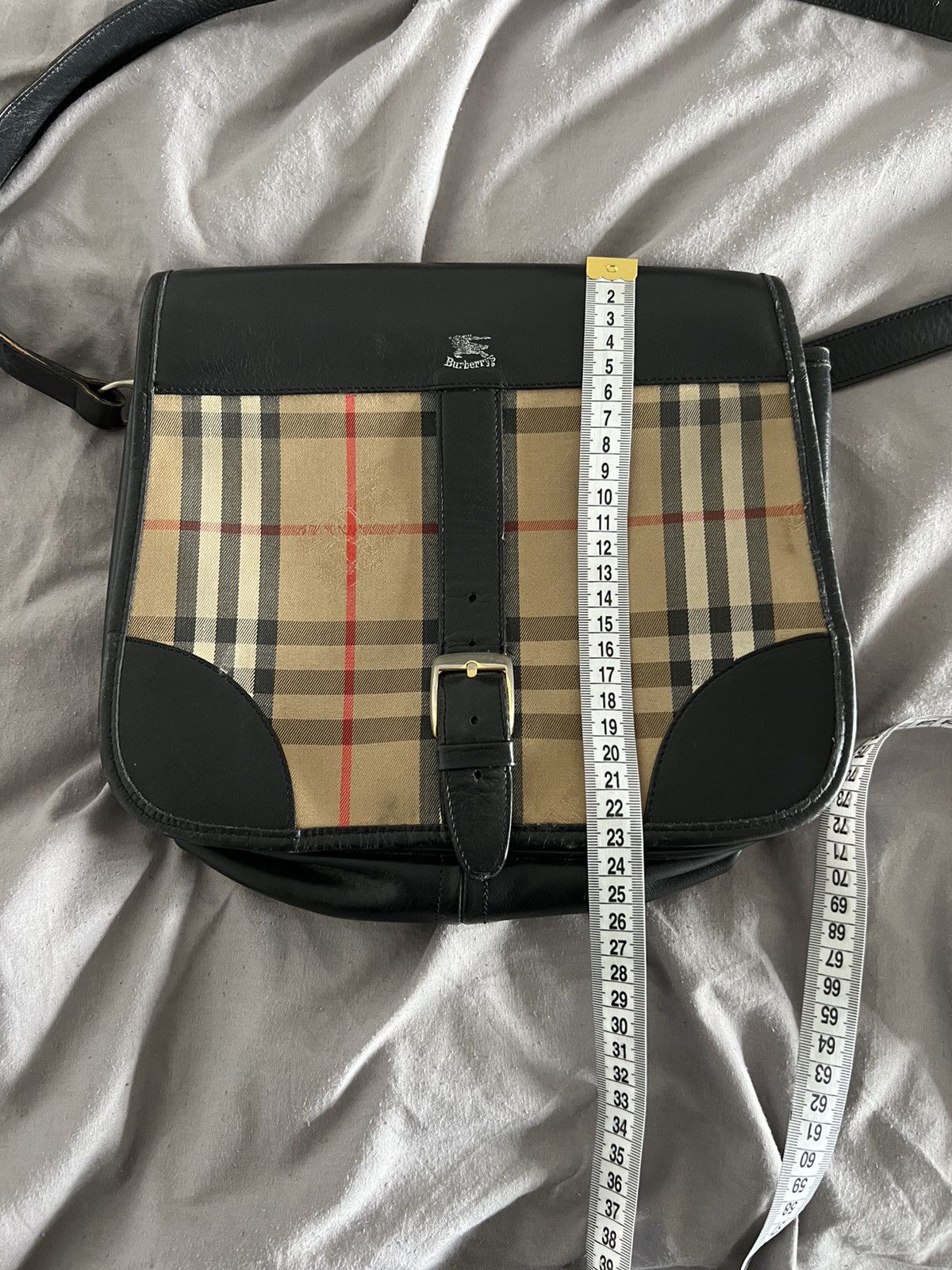 Burberry × Designer × Vintage Burberry Bag Vintage Nova Check London Y2k Size ONE SIZE - 24 Thumbnail