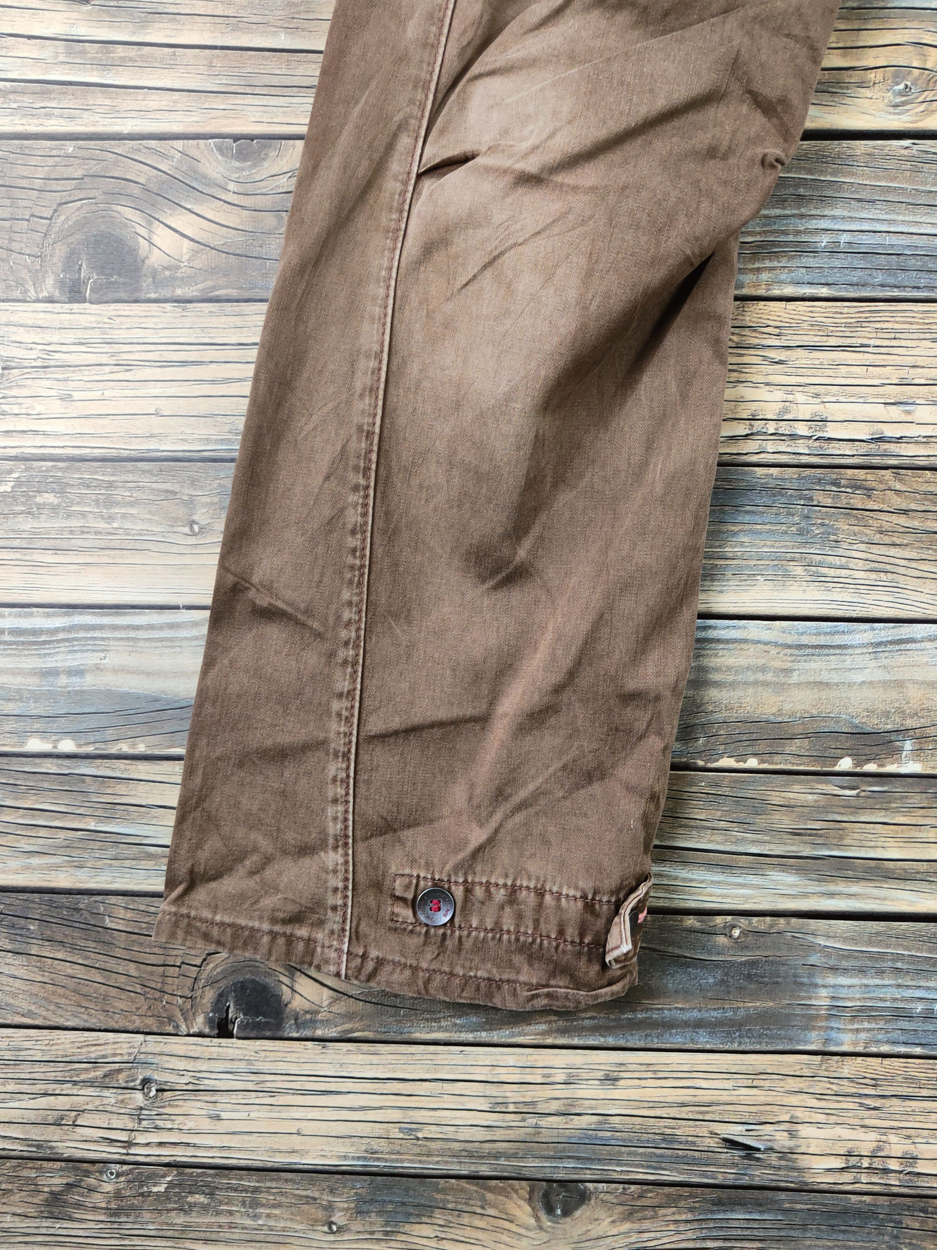 Edwin DL Edwin Brown Multipocket Cargo Pants #46-347 Size US 31 - 4 Thumbnail