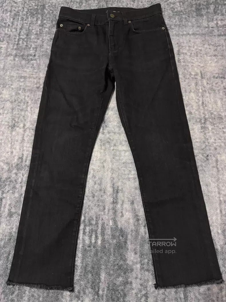 Saint Laurent Paris Saint Laurent Paris Distressed Fringe Hem Raw Edge Denim J Size US 29 - 1 Thumbnail