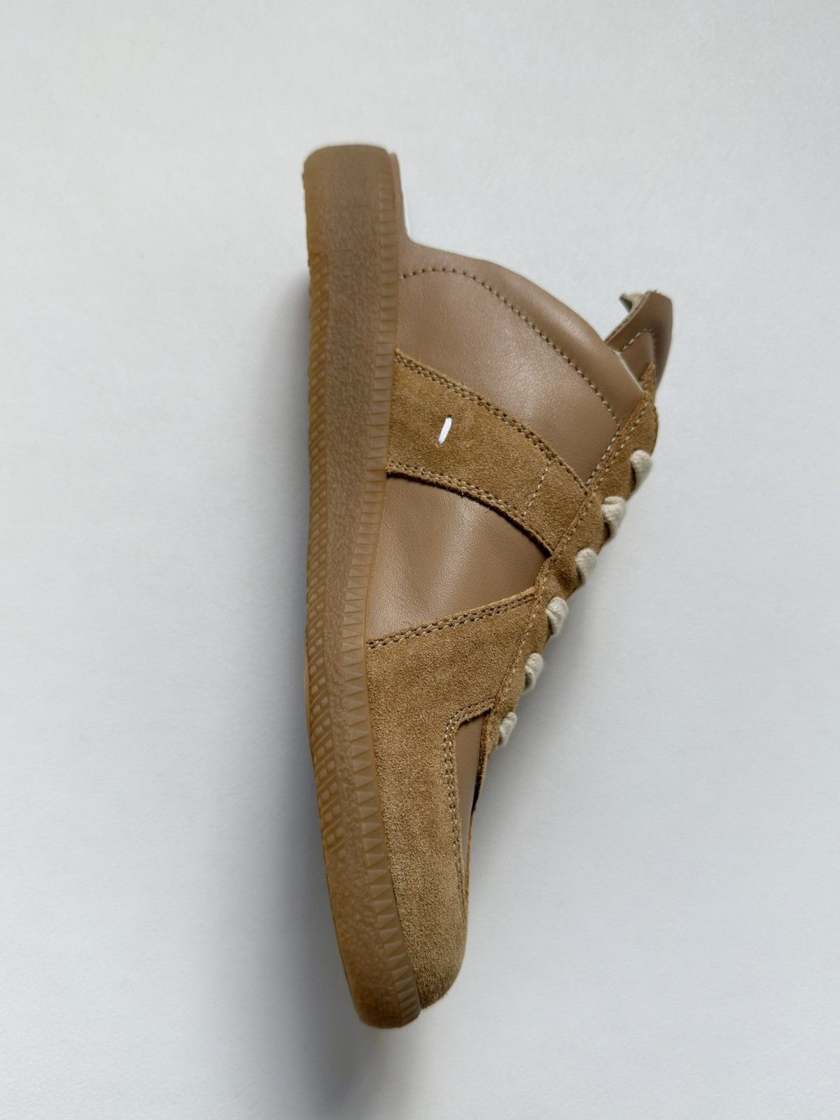 Maison Margiela S/S 20 Tan Leather ‘Mule’ GAT Sneakers Size US 7 / IT 37 - 18 Thumbnail