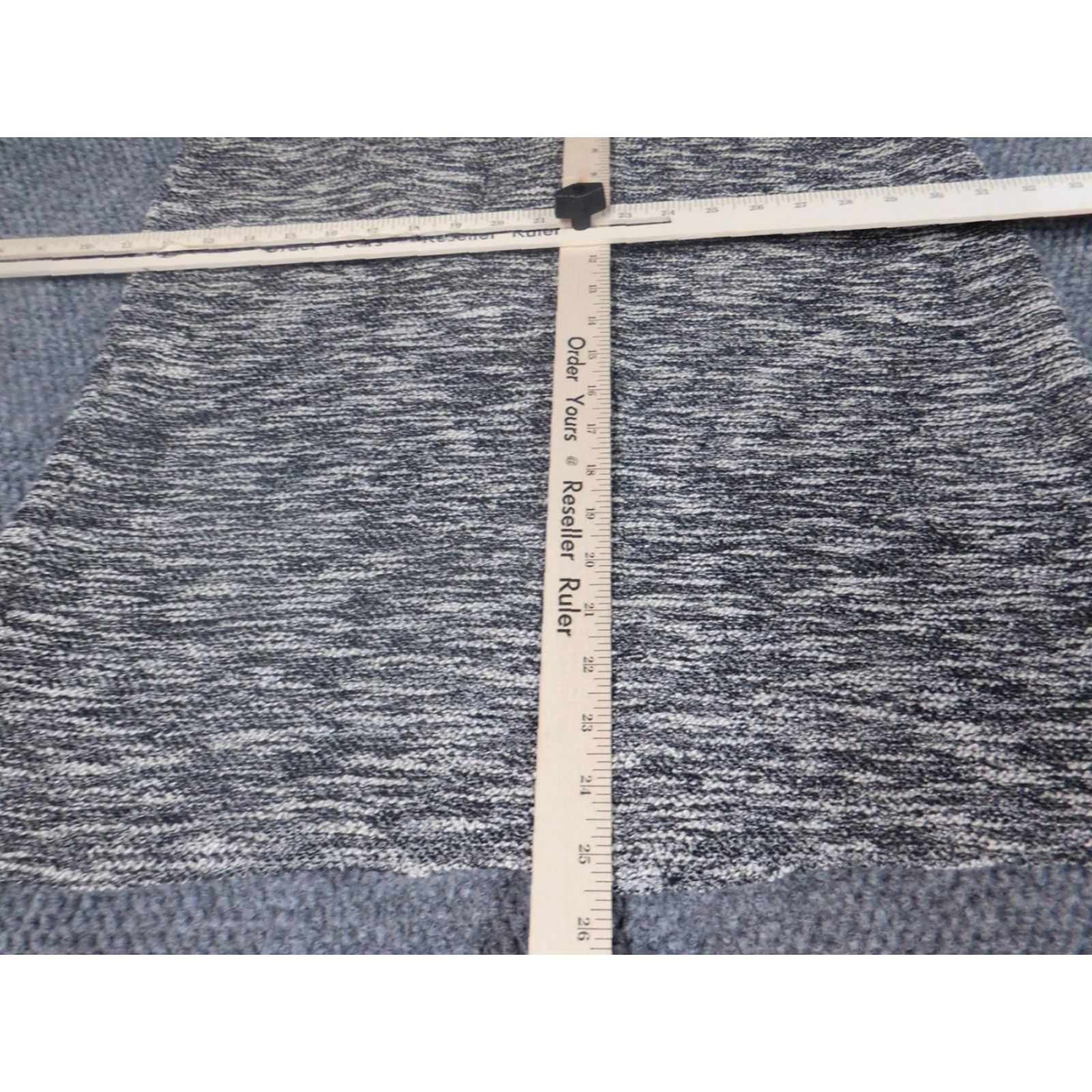 Vintage Daniel Rainn Womens Skirt XL Gray A-Line Zip Stretch Knee Length Knit Ruffle Casual Designer Flower Vintage No (adjusted) Size 40" / US 18 - 5 Thumbnail