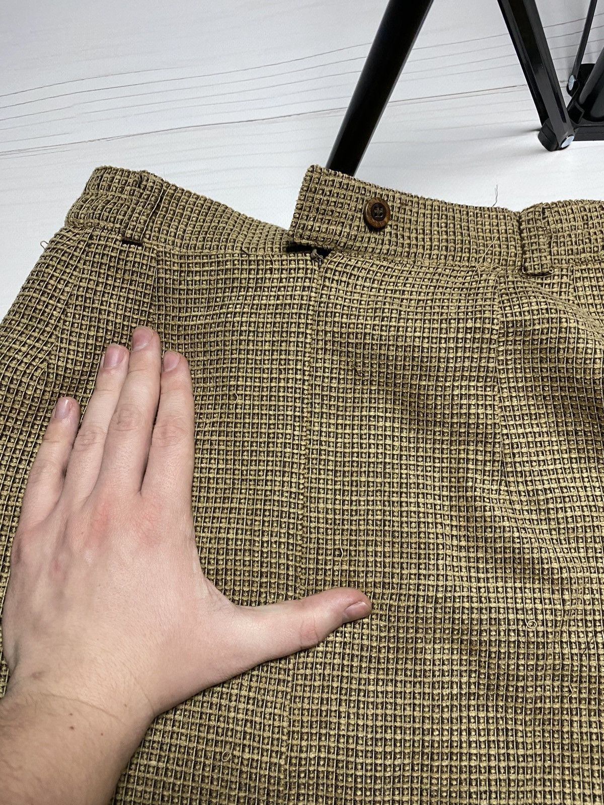 Burberry × Vintage Vintage Burberry’s of London viscose y2k mid skirt Size 28" / US 6 / IT 42 - 12 Thumbnail