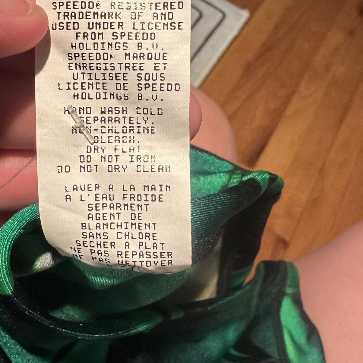Speedo × Vintage RARE Vintage Green Speedo Briefs Size US 30 / EU 46 - 6 Thumbnail