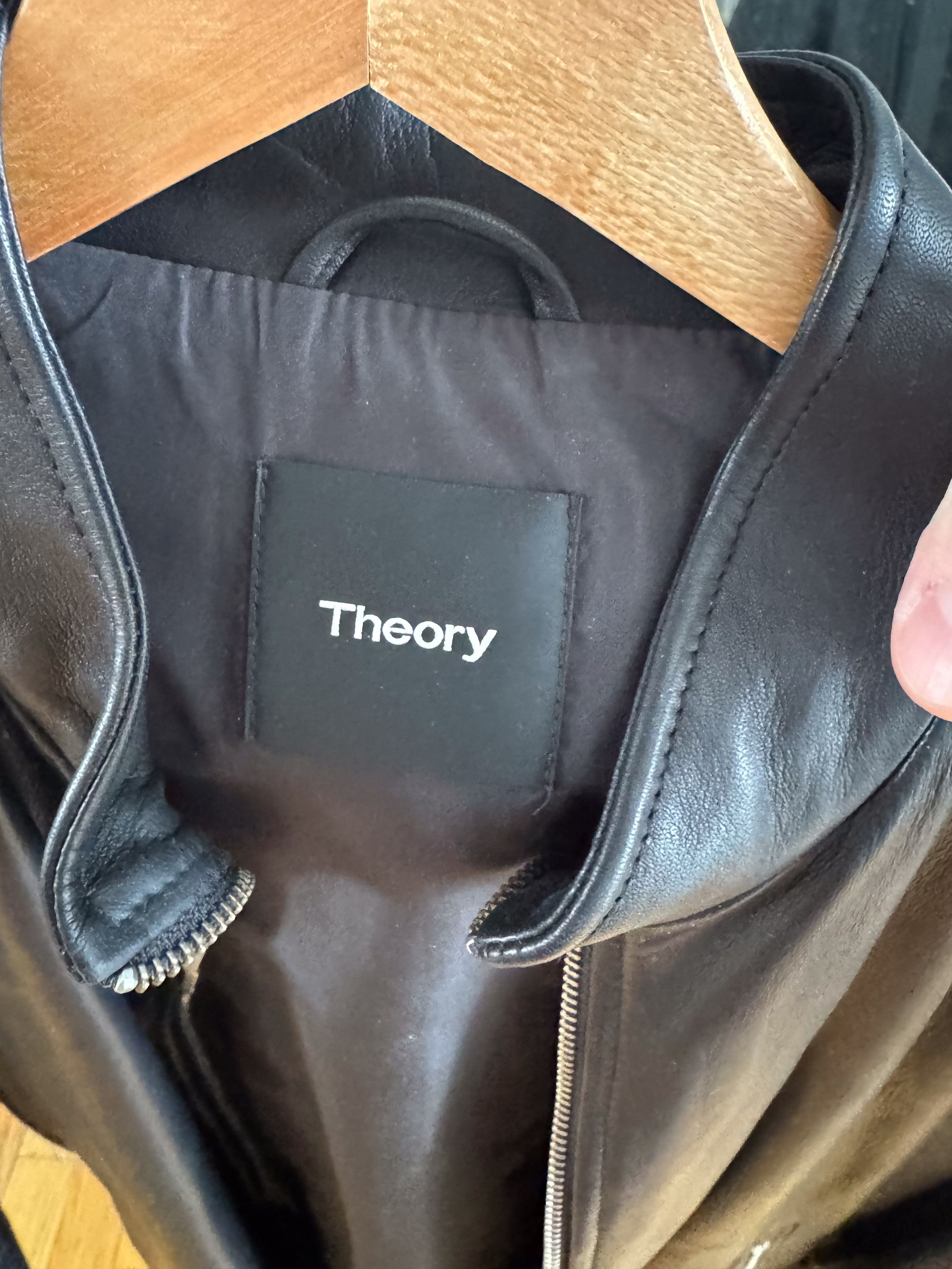 Theory Kelleher Morvek - L - Leather Jacket Size US L / EU 52-54 / 3 - 8 Thumbnail