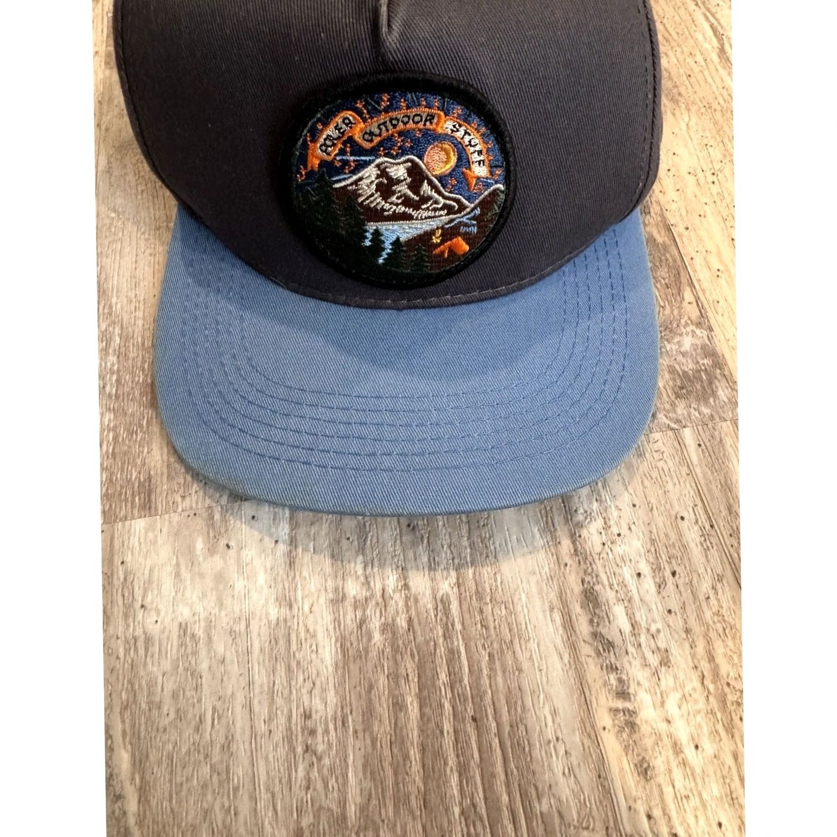 Poler Poler Outdoor Stuff CampTime Snapback Hat Men’s Blue OSFM Size ONE SIZE - 6 Thumbnail