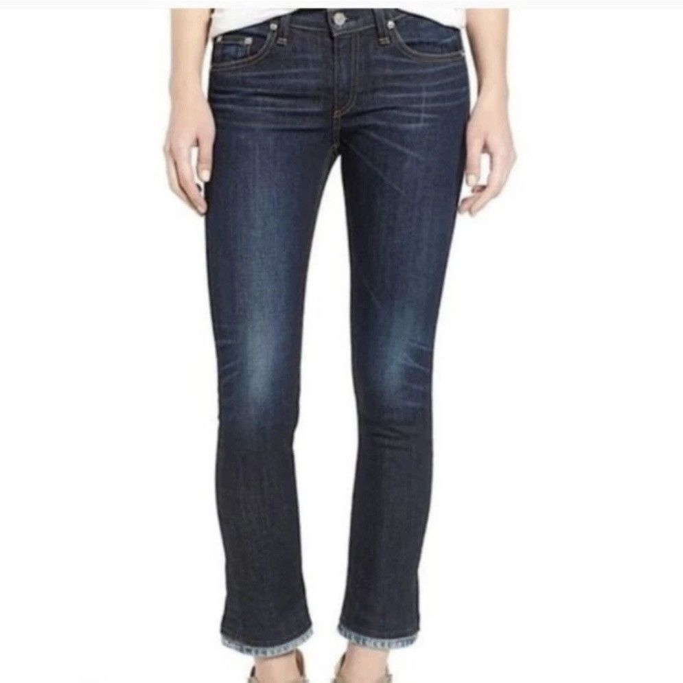 Rag & Bone Rag & Bone Serrano dark wash cropped jeans Size 27" / US 4 / IT 40 - 1 Thumbnail