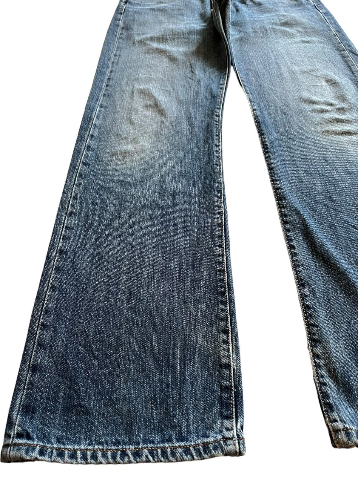 Levi's × Levi's Vintage Clothing Vintage 90s Levis 501 Blue Wash Distressed Baggy Jeans Size US 32 / EU 48 - 6 Thumbnail