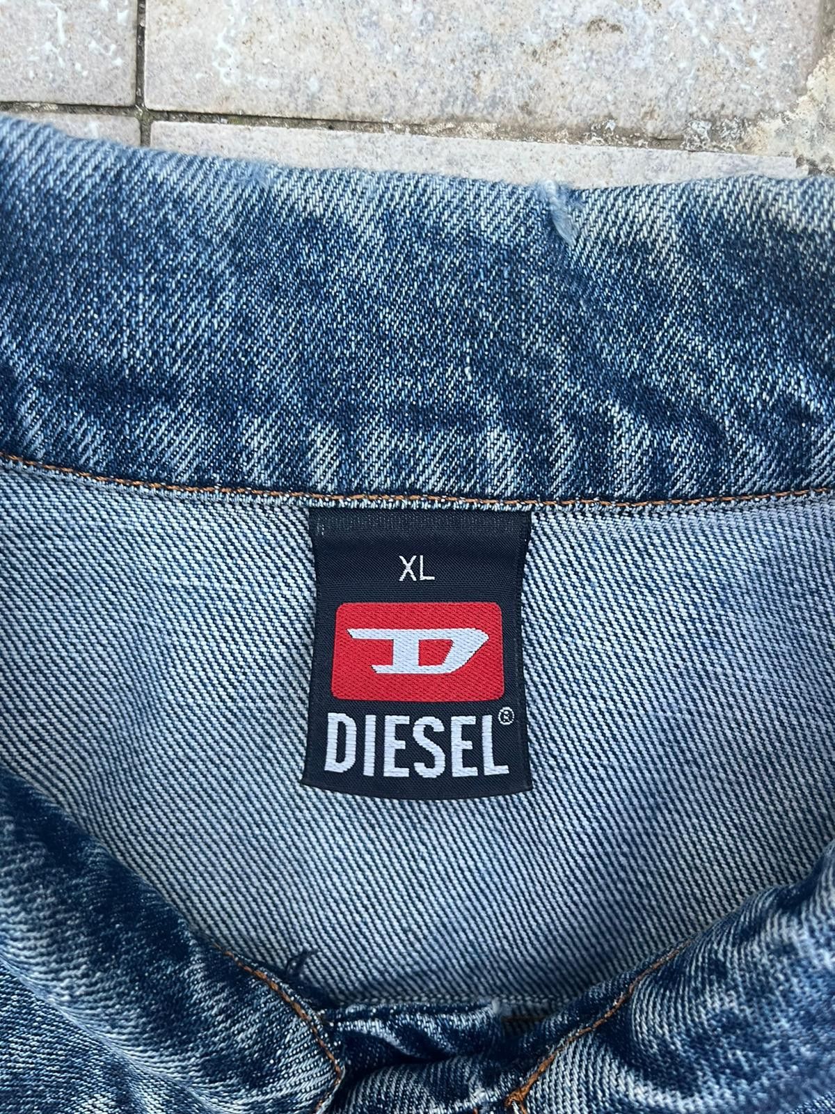 Diesel × Vintage Diesel Vintage Y2K Denim Jacket Size US XL / EU 56 / 4 - 6 Thumbnail