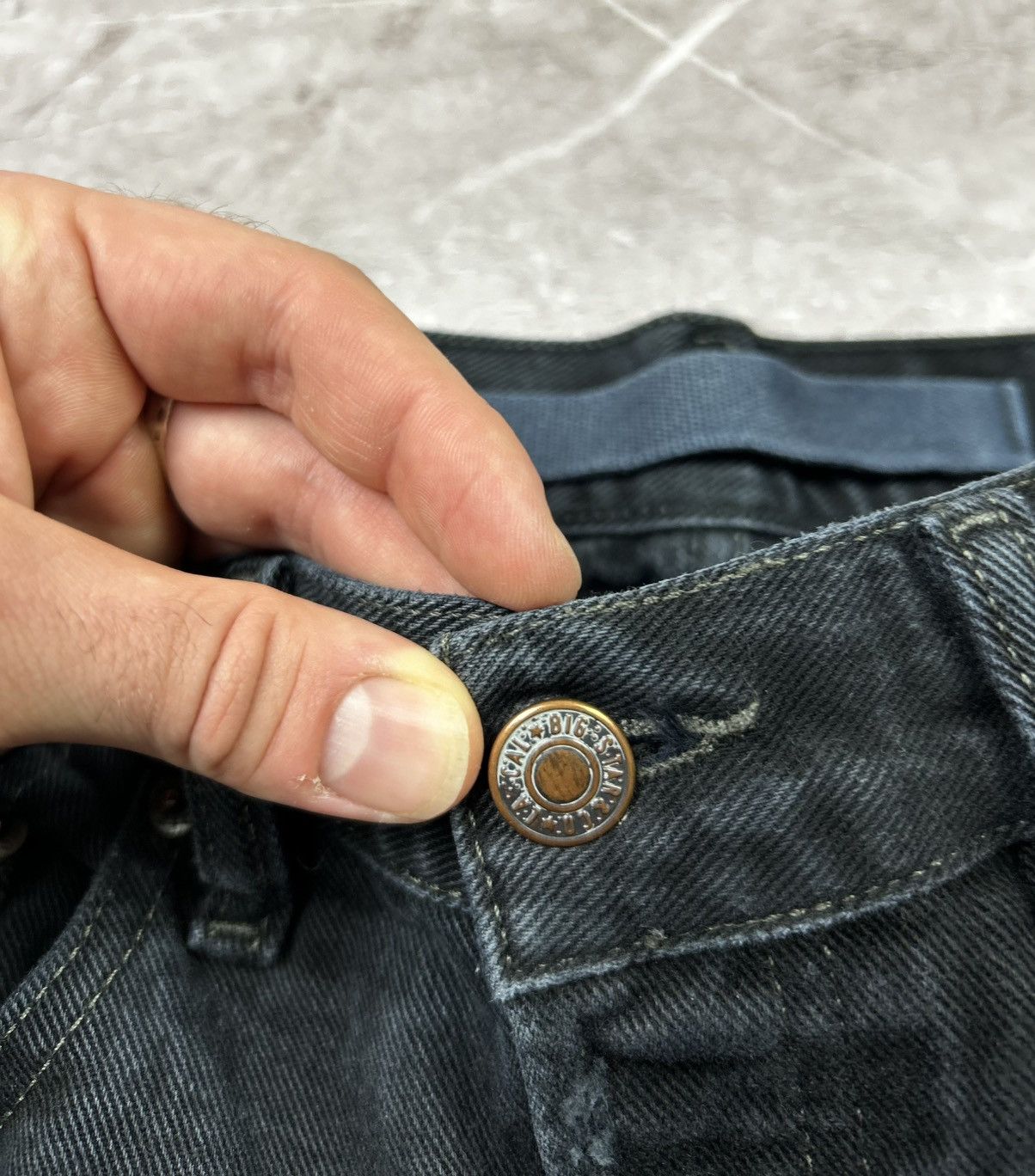 Diesel Pants Diesel Vintage Black Jeans Denim Luxury Y2k Baggy Fit Size US 30 / EU 46 - 14 Thumbnail