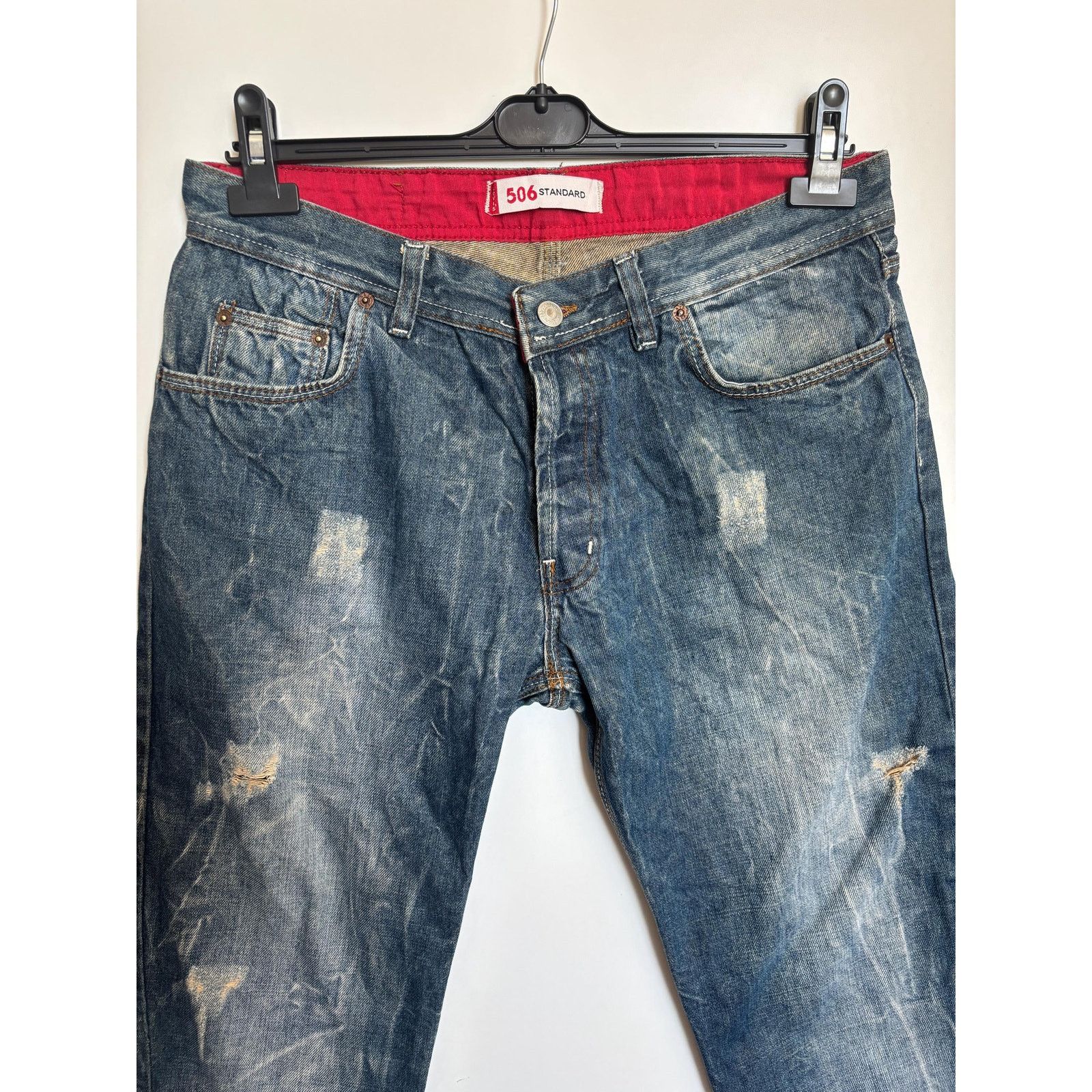 Levi's Levi's 510 W33 L34 USA Made 1996 Rare Distressed Tapered Size US 33 - 5 Thumbnail