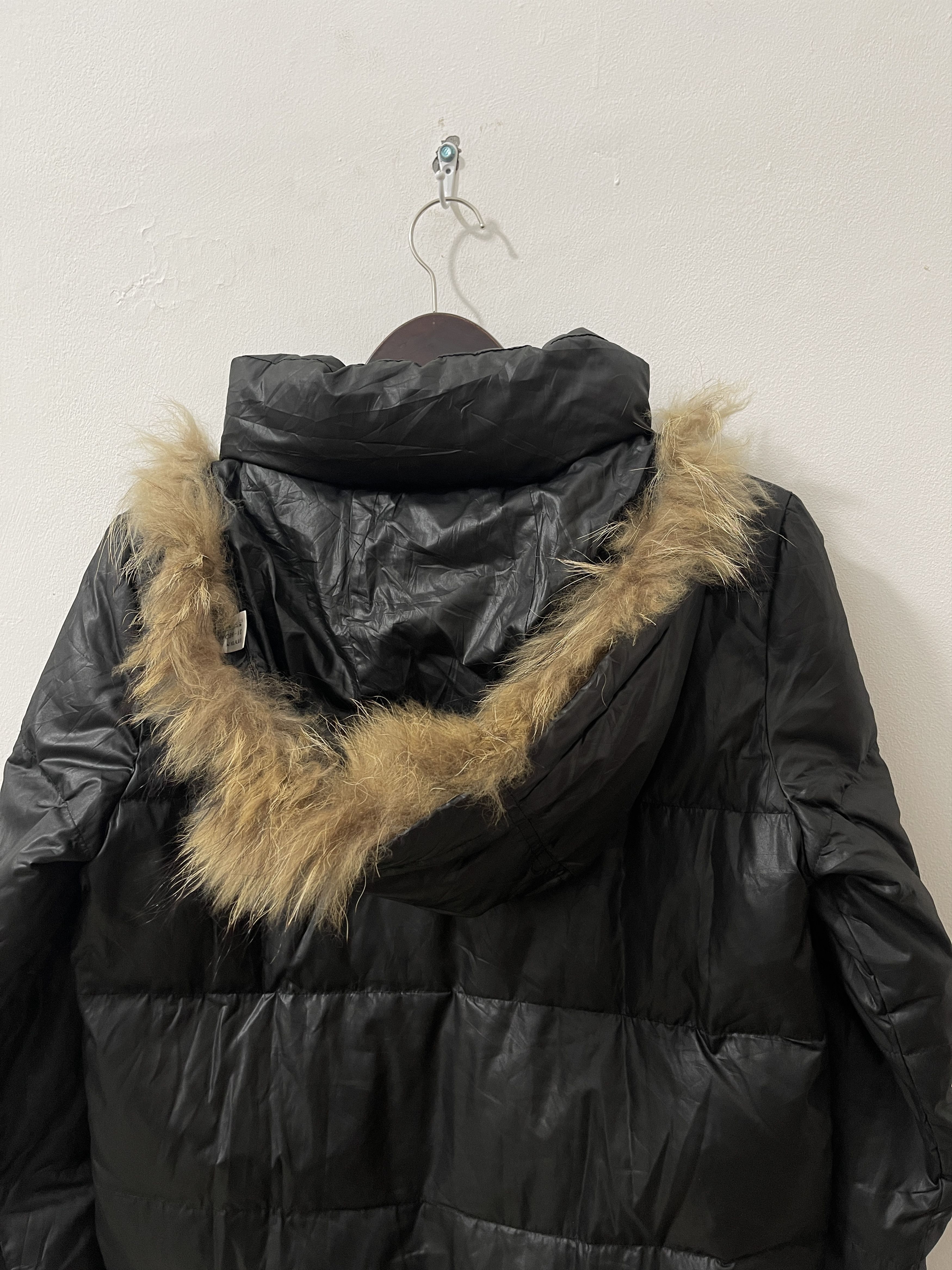 Japanese Brand PPFM Japan Fur Puffer Waxed Fur Vkei Style Jacket Size US M / EU 48-50 / 2 - 8 Thumbnail