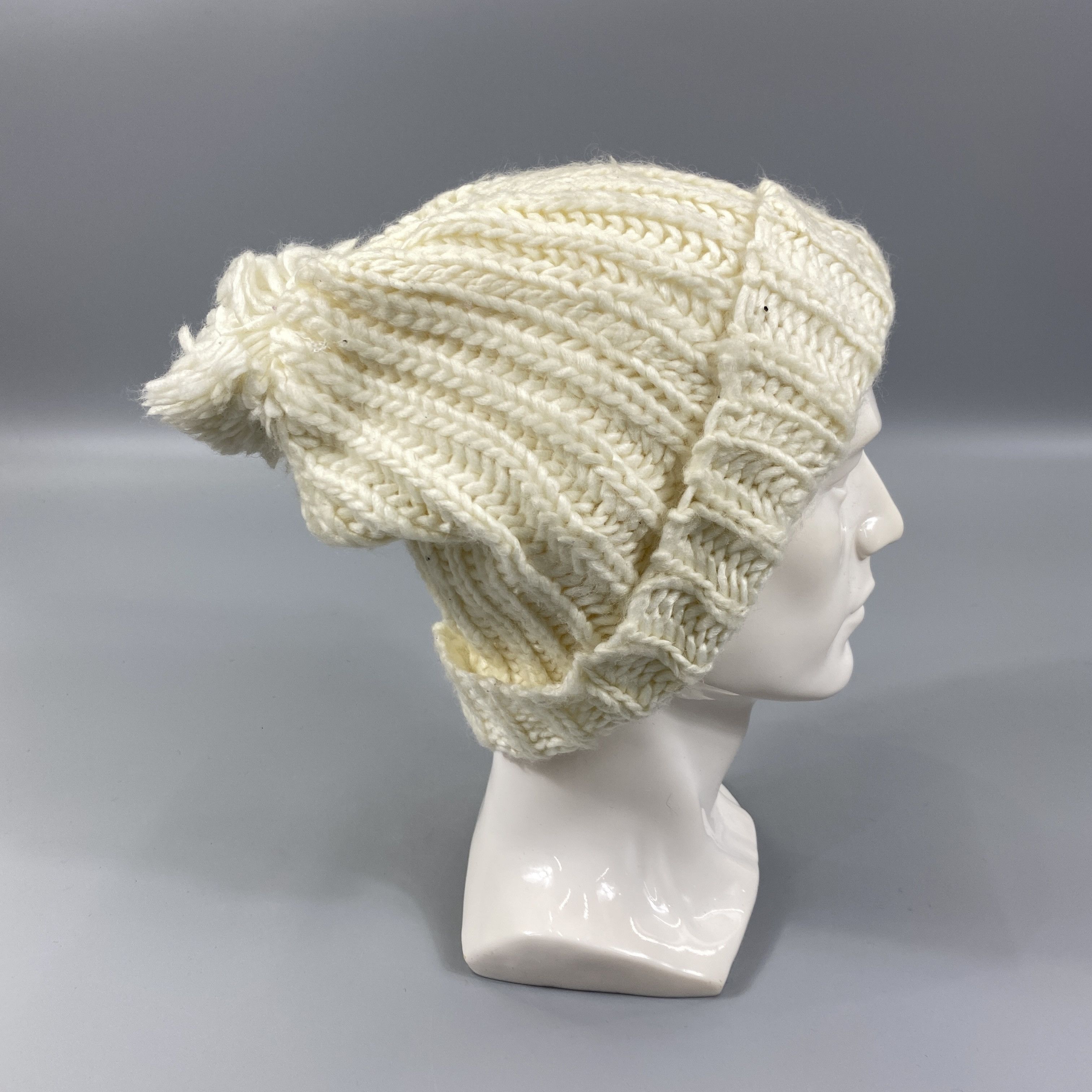 Japanese Brand Knitted Beanie Hats Pom Pom -BN1133 Size ONE SIZE - 4 Thumbnail
