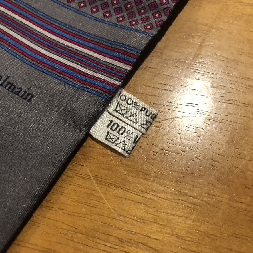 Pierre Balmain Vintage Geometric Pattern Scarf Size ONE SIZE - 3 Thumbnail