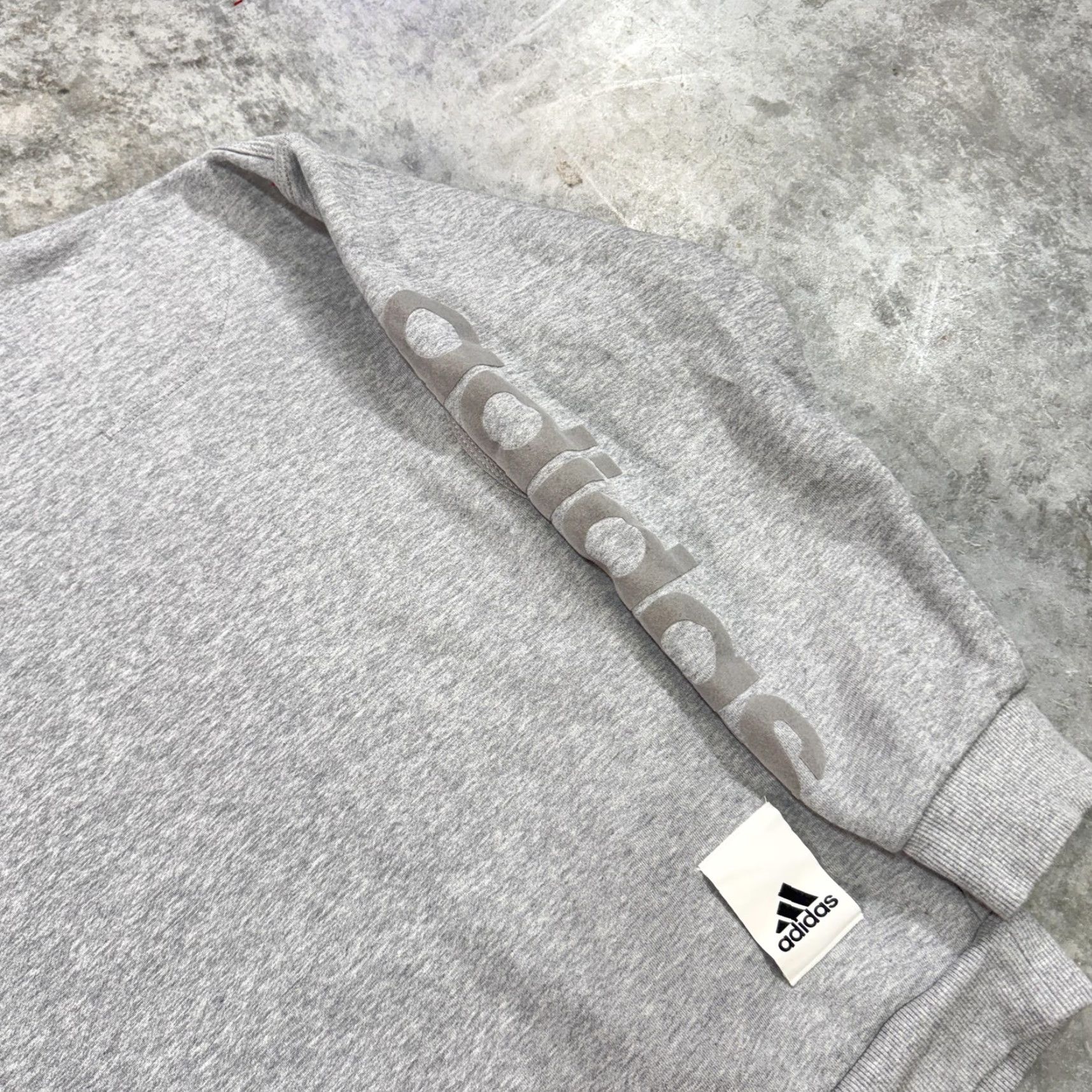 Adidas Adidas Sweatshirt Mens XL Crewneck Sportswear Pullover Spell Out Athletic Gray Size US XL / EU 56 / 4 - 2 Thumbnail